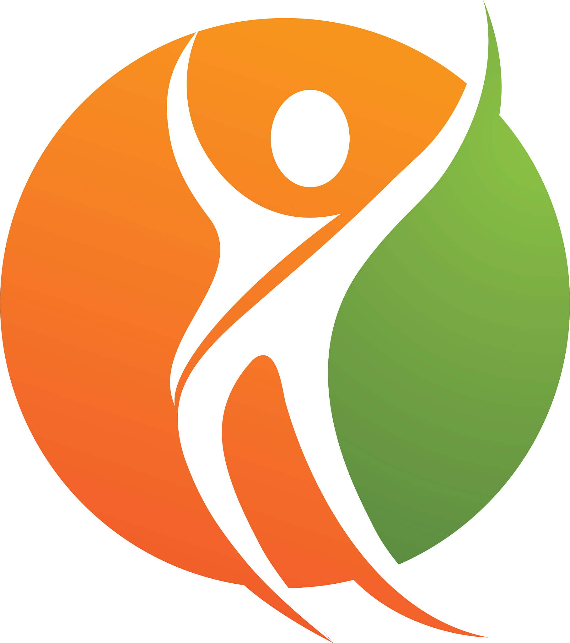 human character logo sign