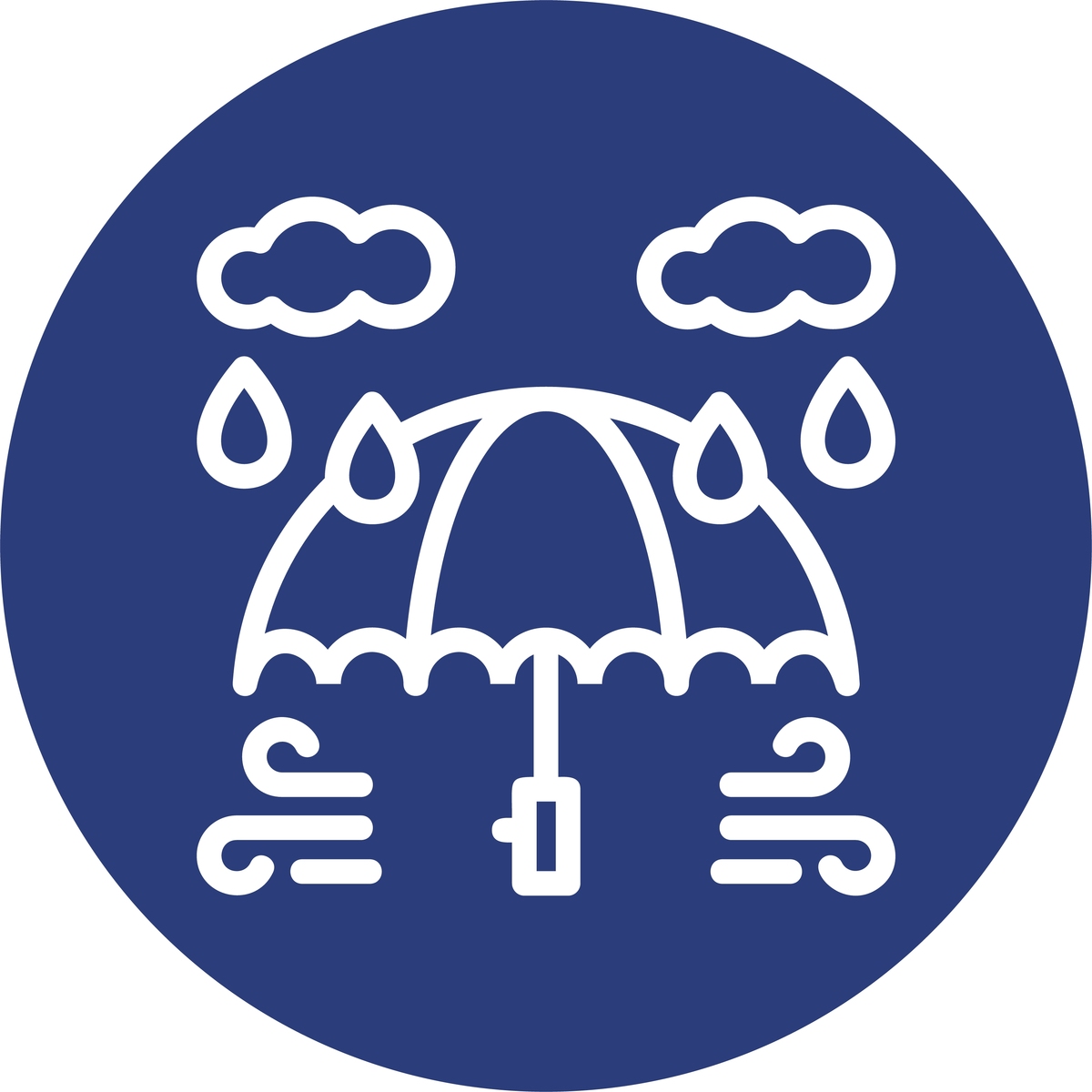 下雨提醒：出门记得带伞！