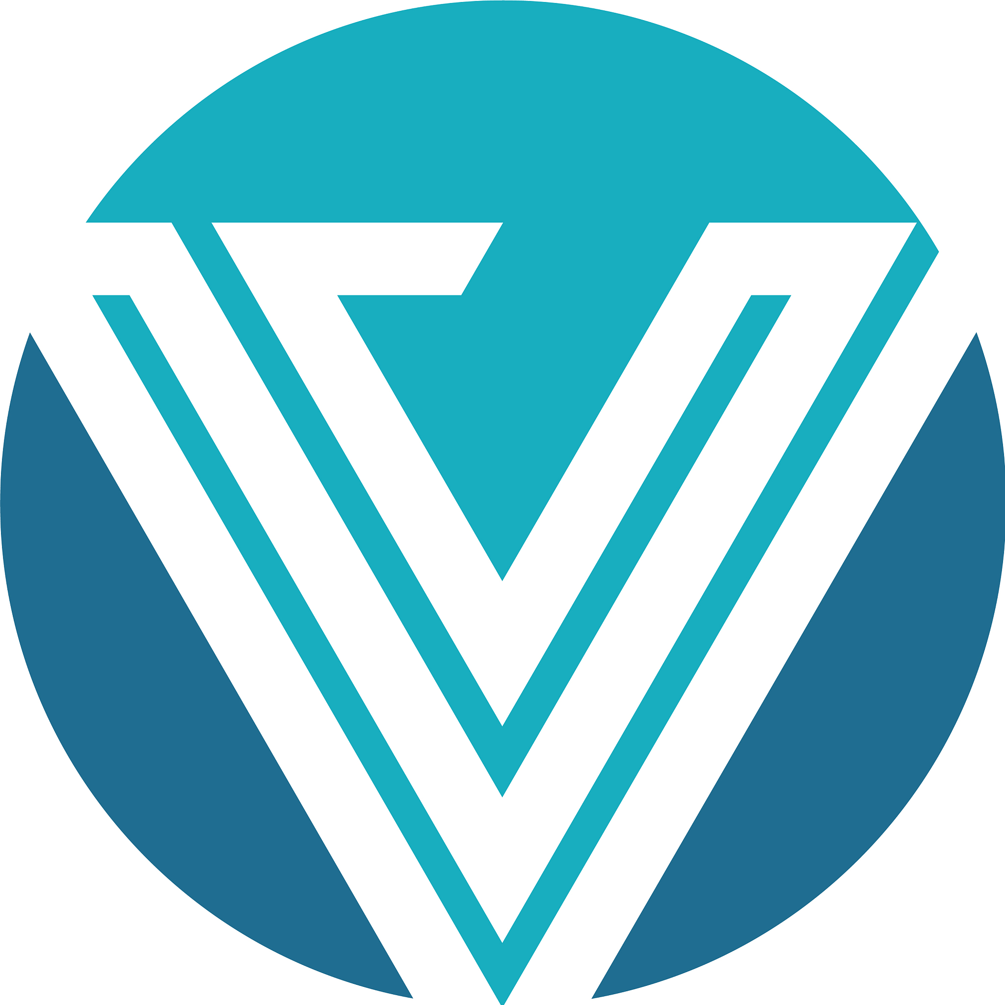 v letter logo template
