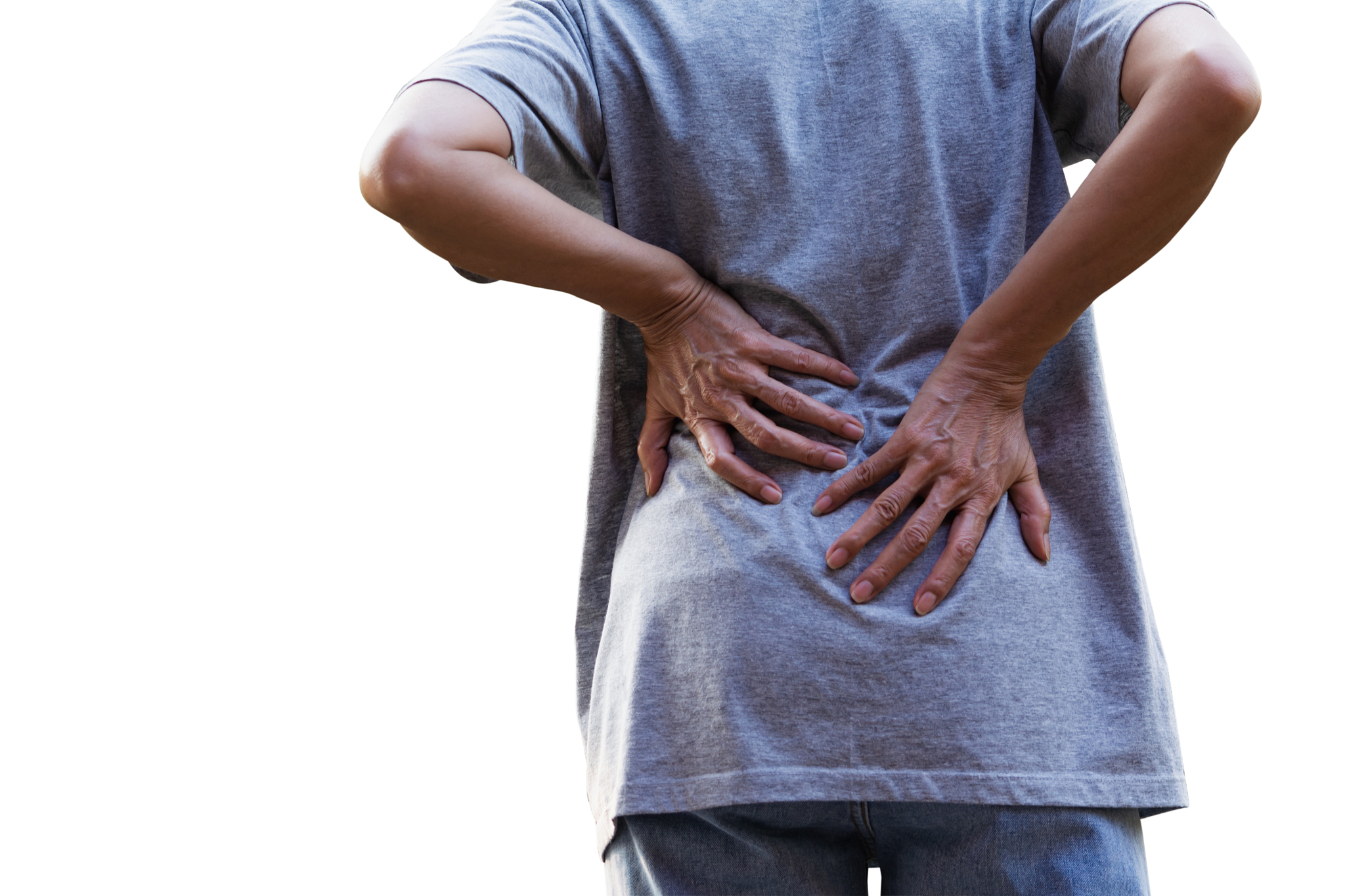 a woman suffering from backache, spinal injury and muscle issue 