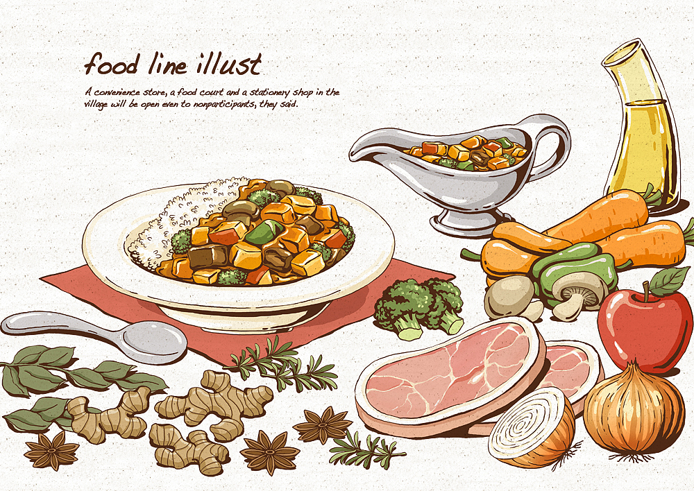 food concept illustration