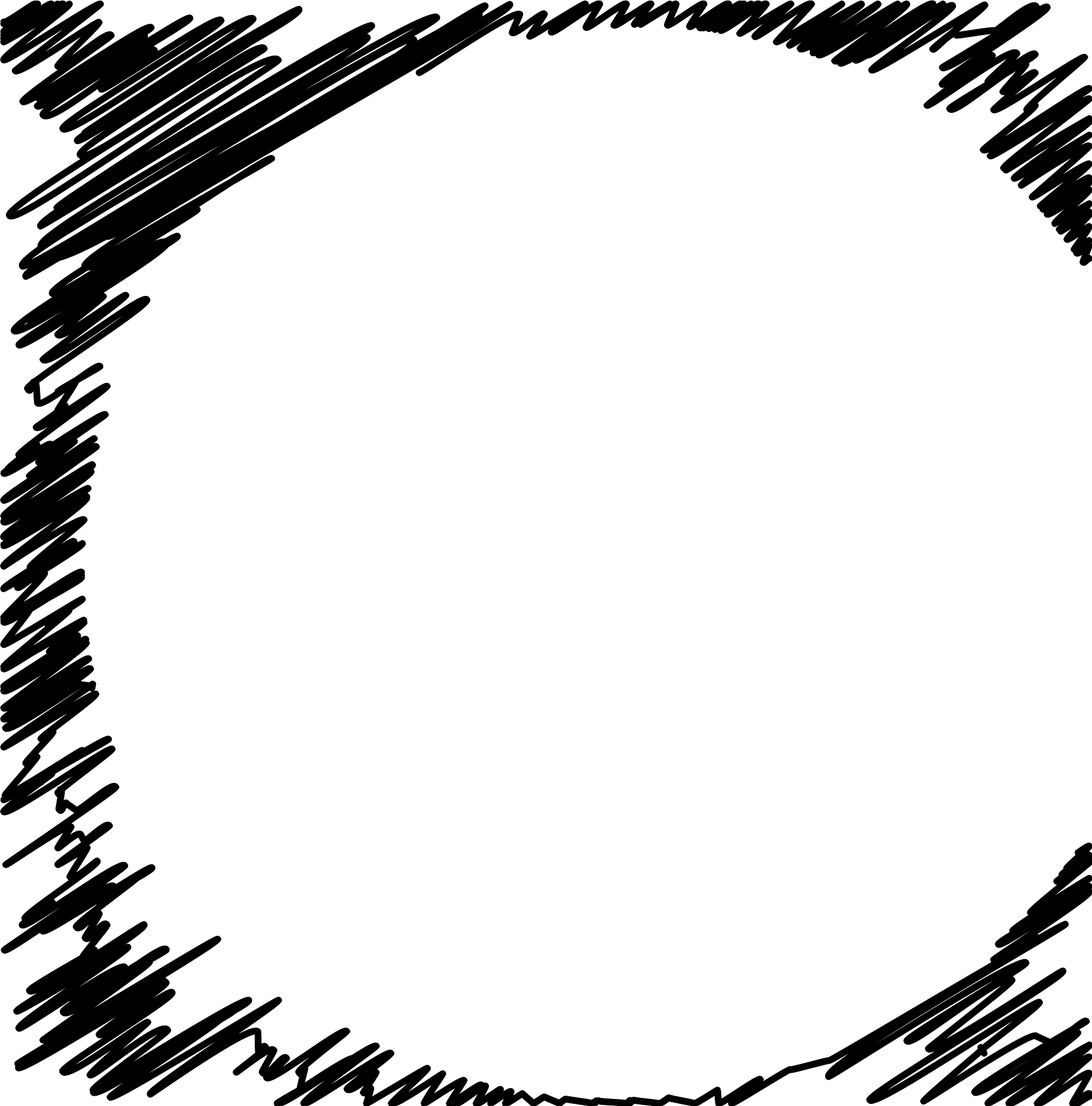 grunge black ink border frame background
