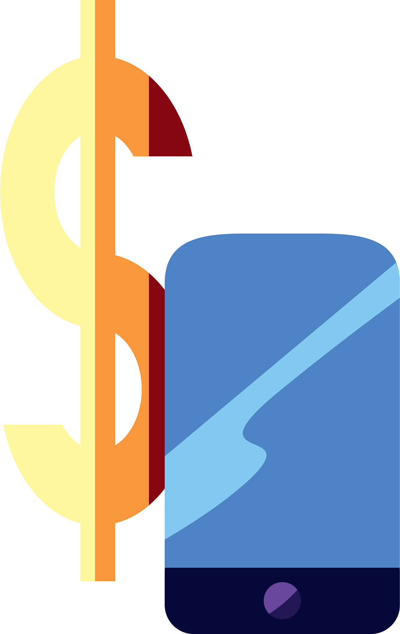 smartphone money dollar