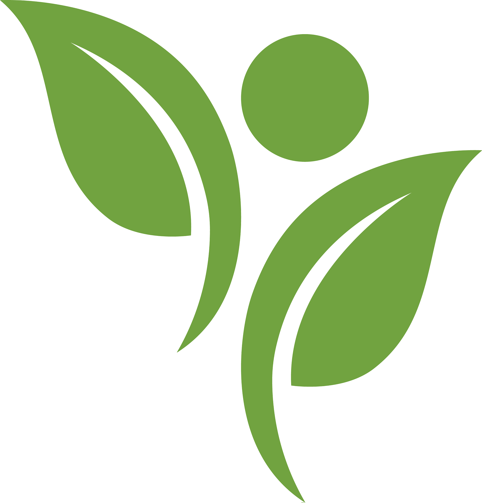 logos of green tree leaf ecology