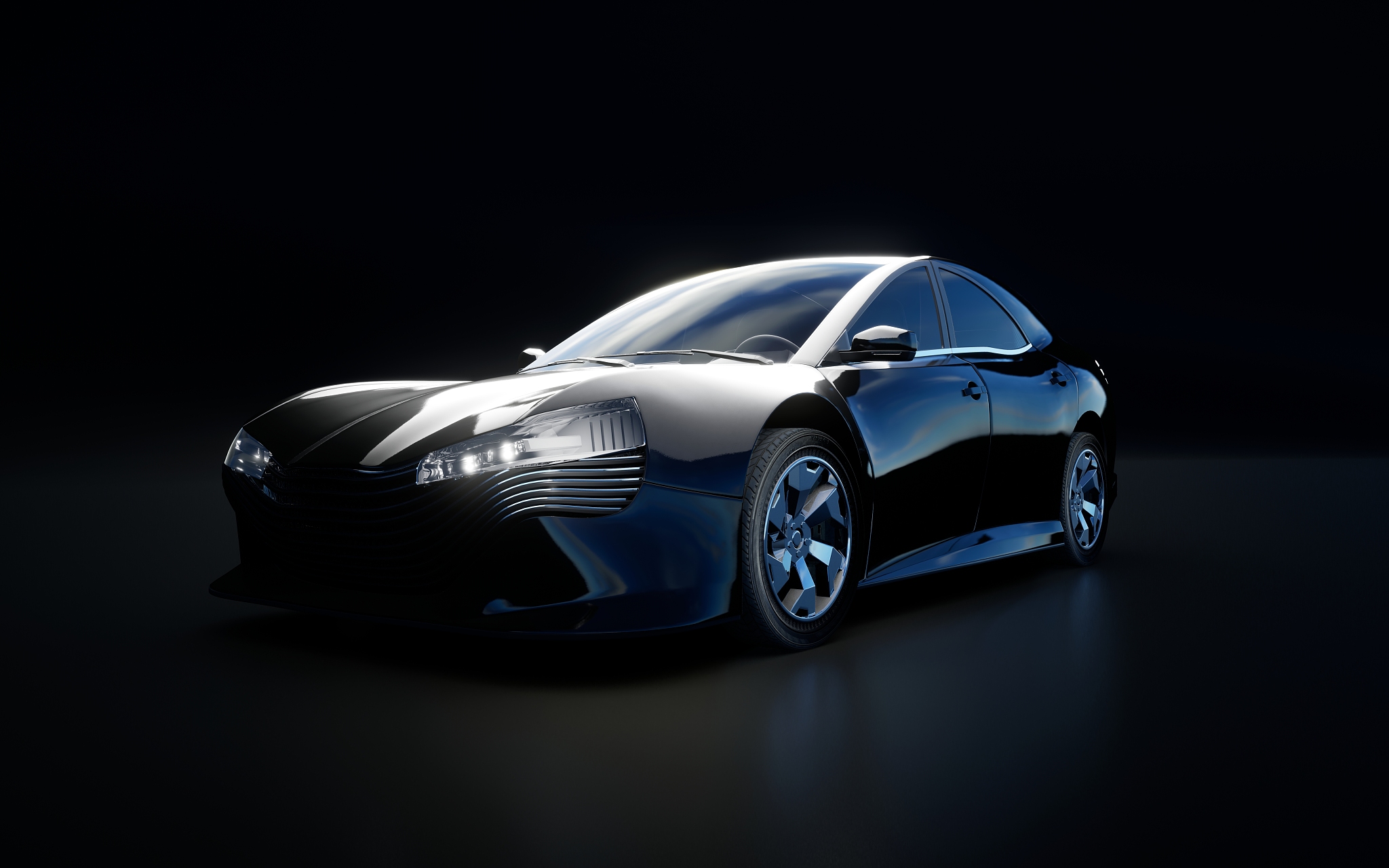 generic luxury car