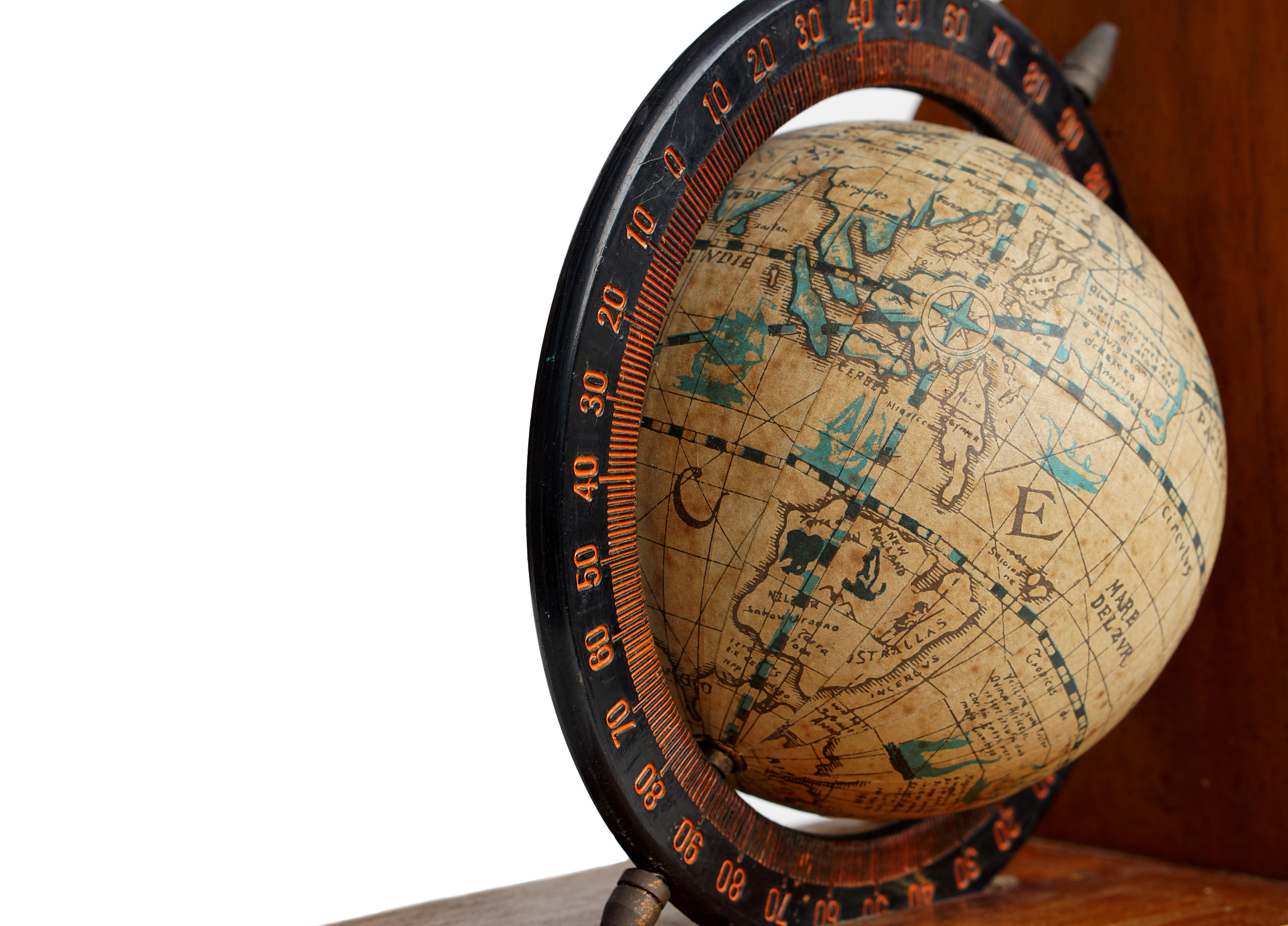 antique global map