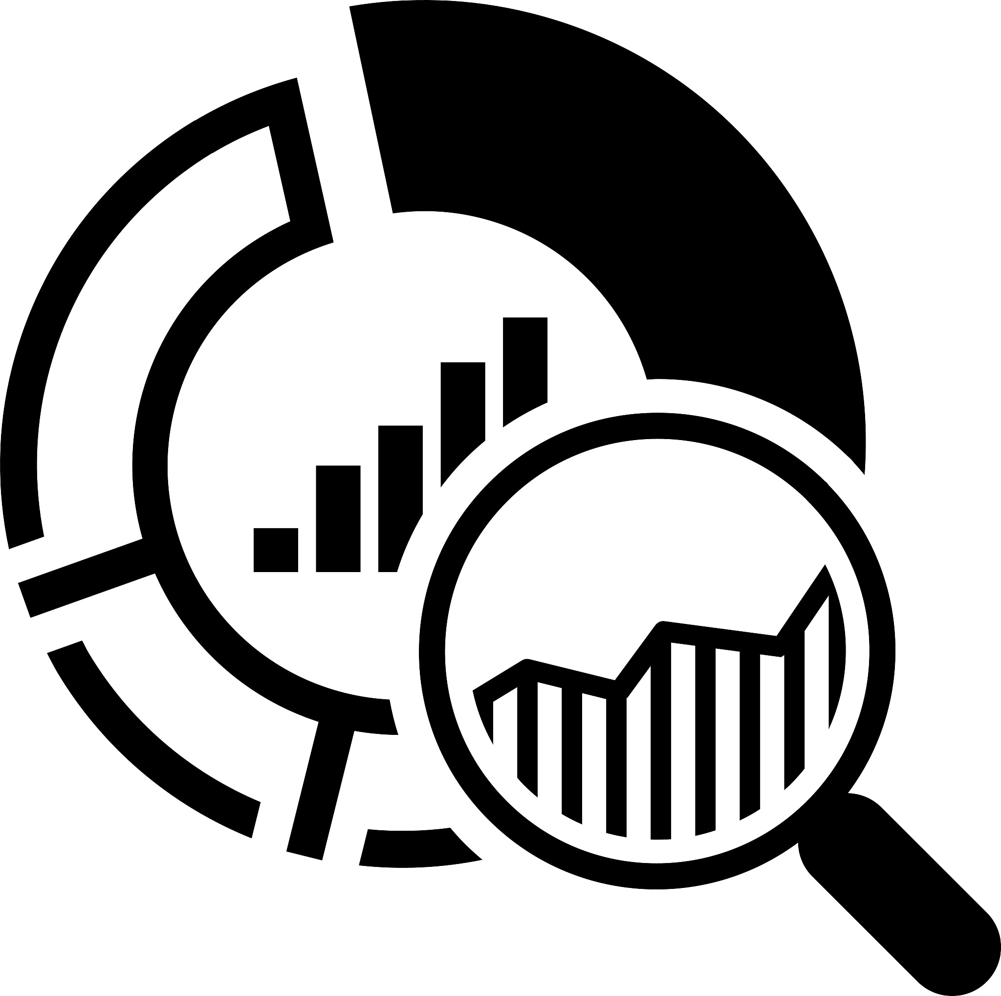small data icon. flat design.
