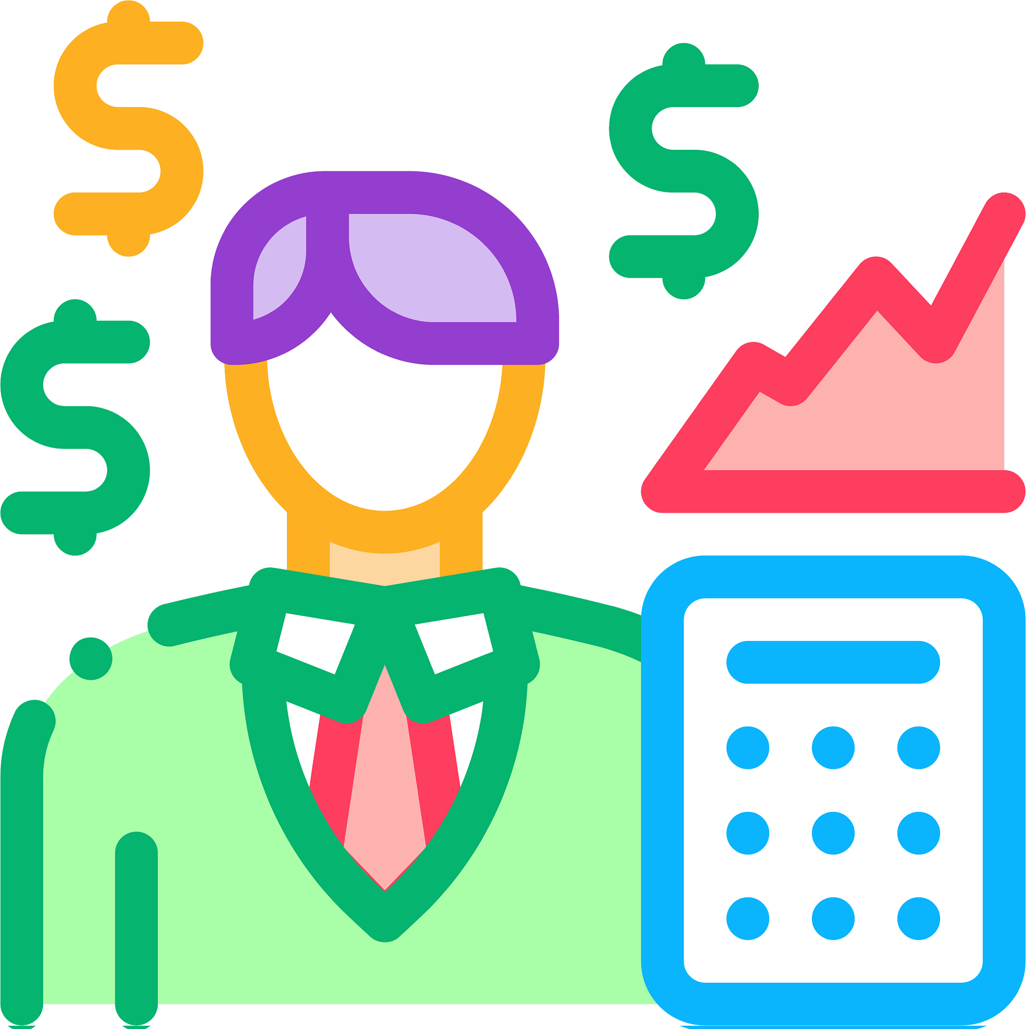 realtor transfers profit icon outline