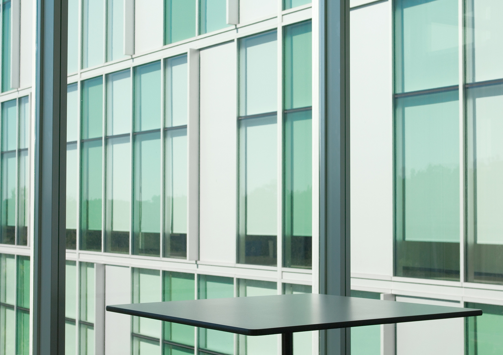 facade of office building, close-up