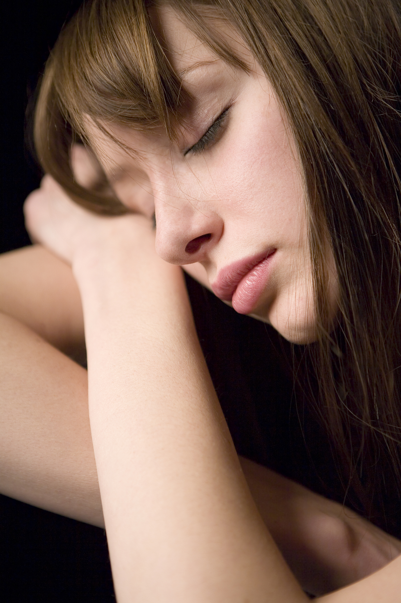 sleeping girl