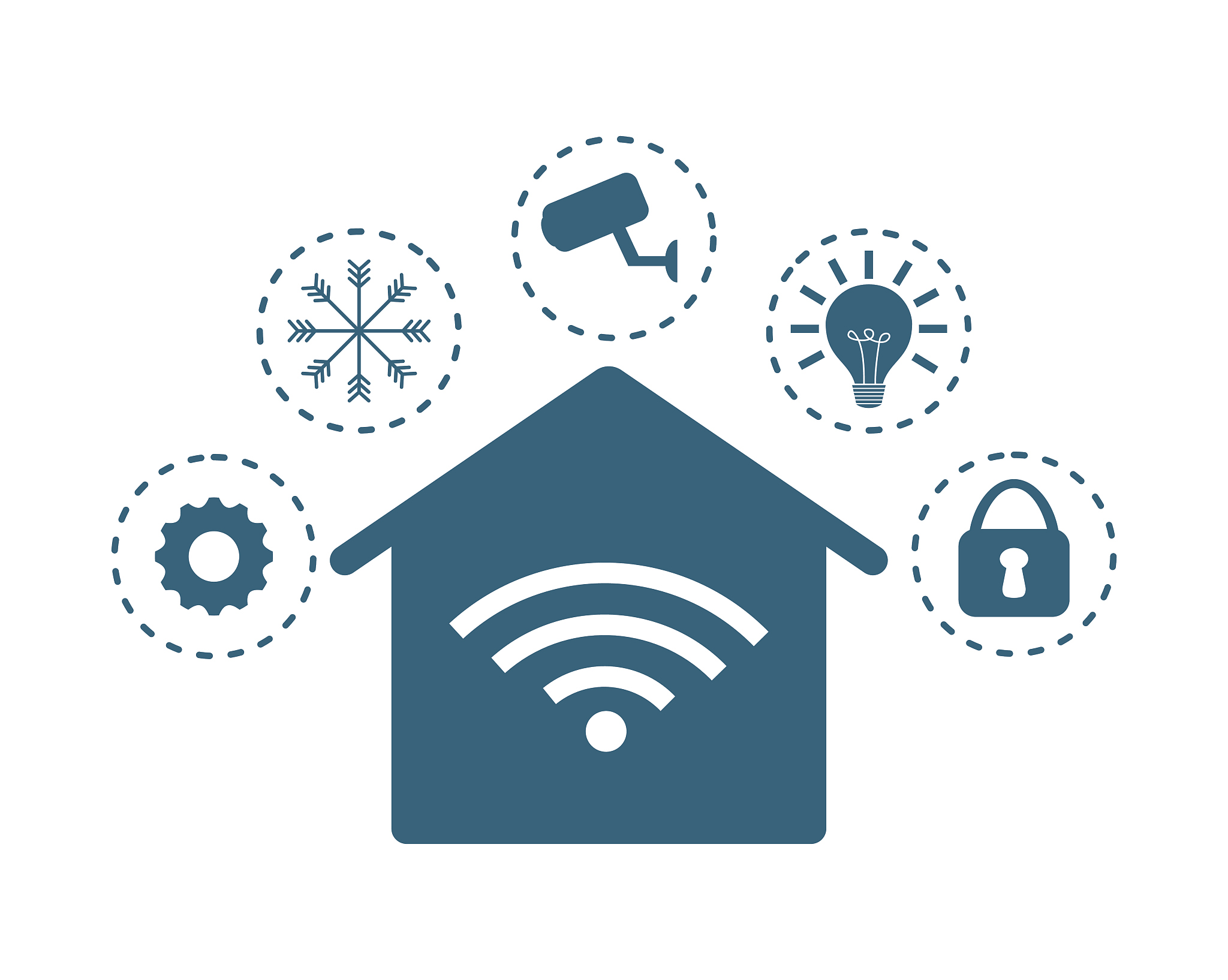 smart house icon design