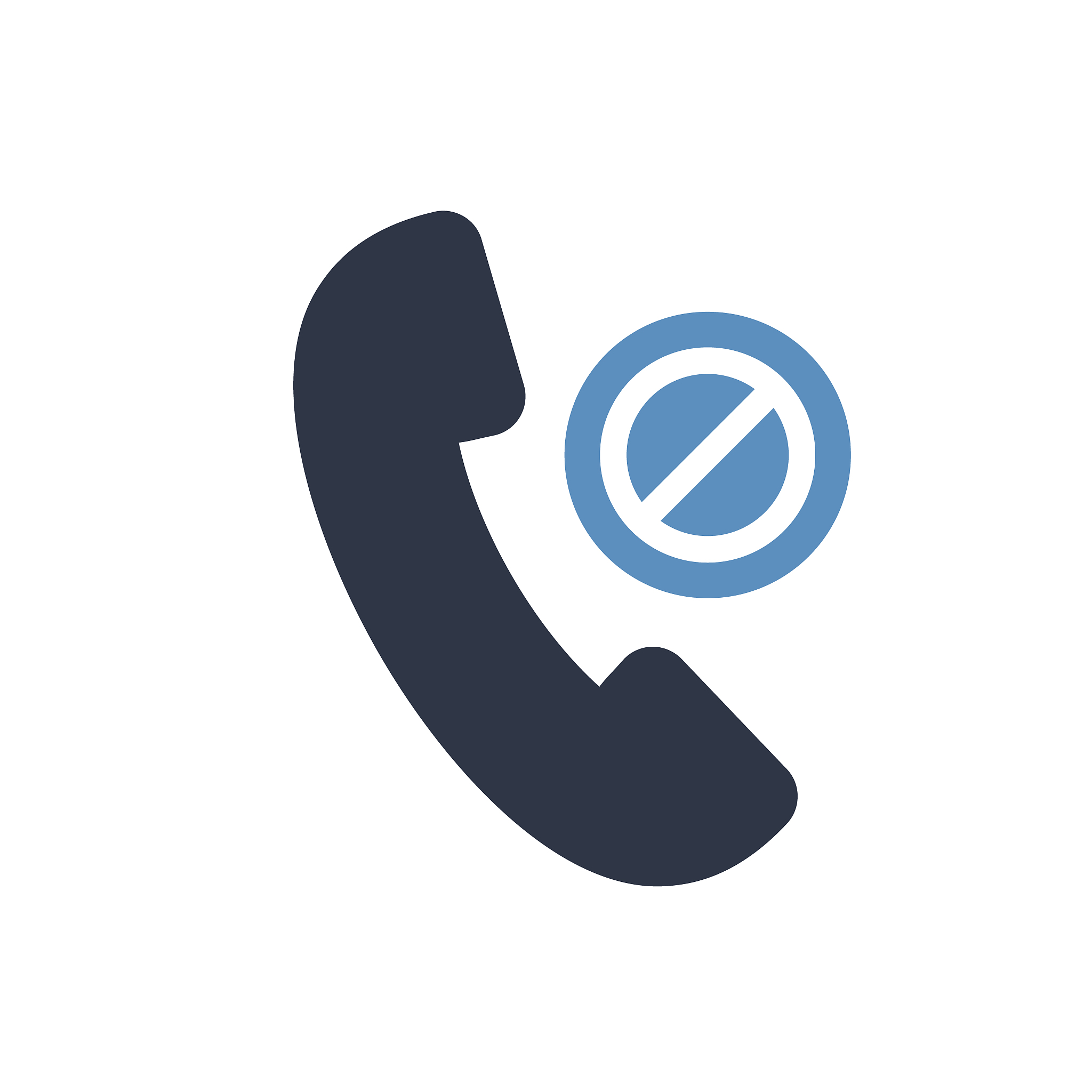 phone call icon, technology icon with not allowed sign. phone ca