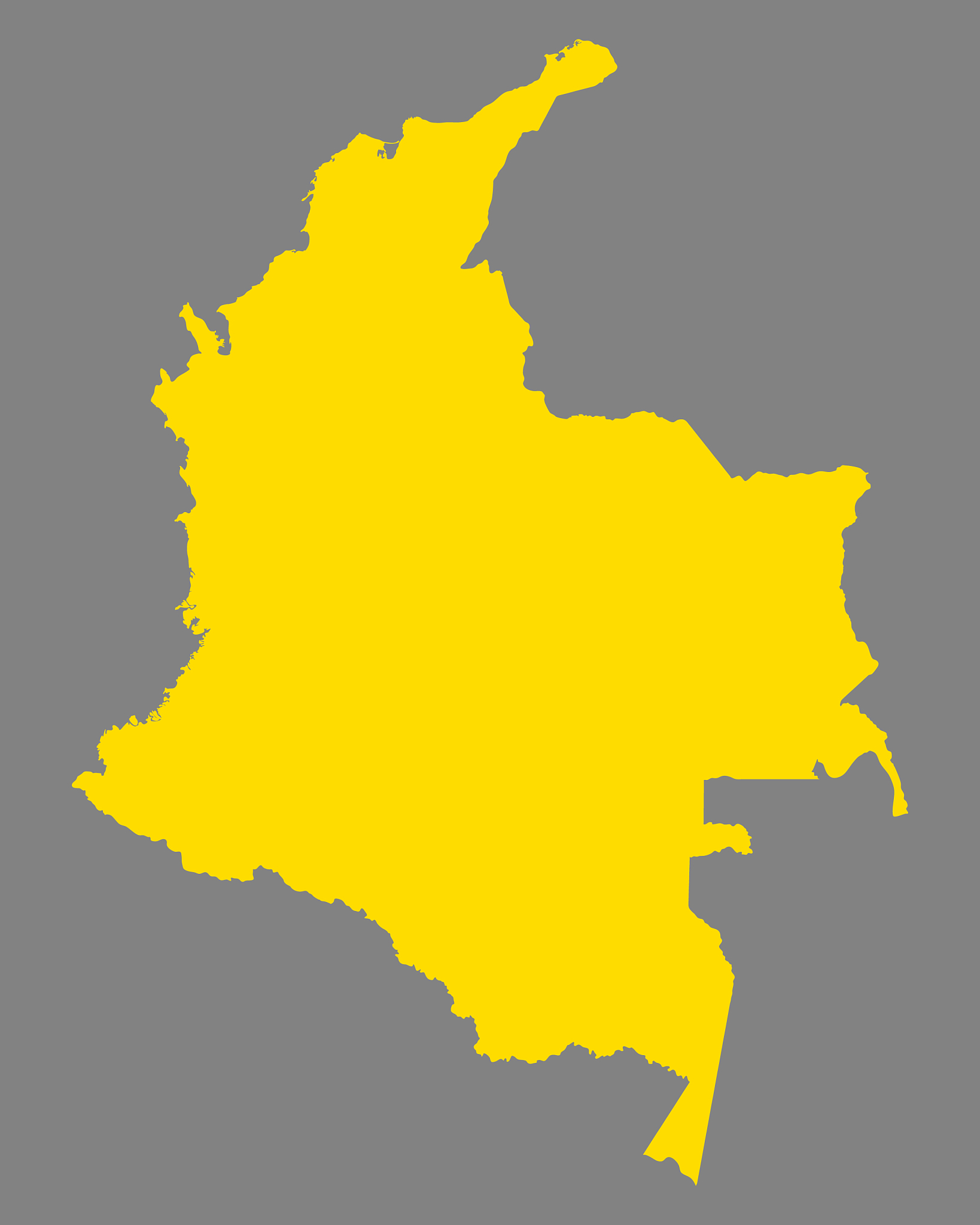 map of colombia