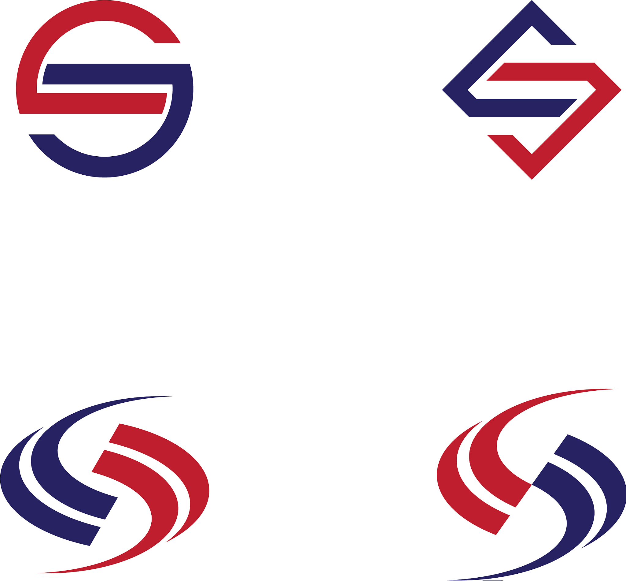 s letter logo design