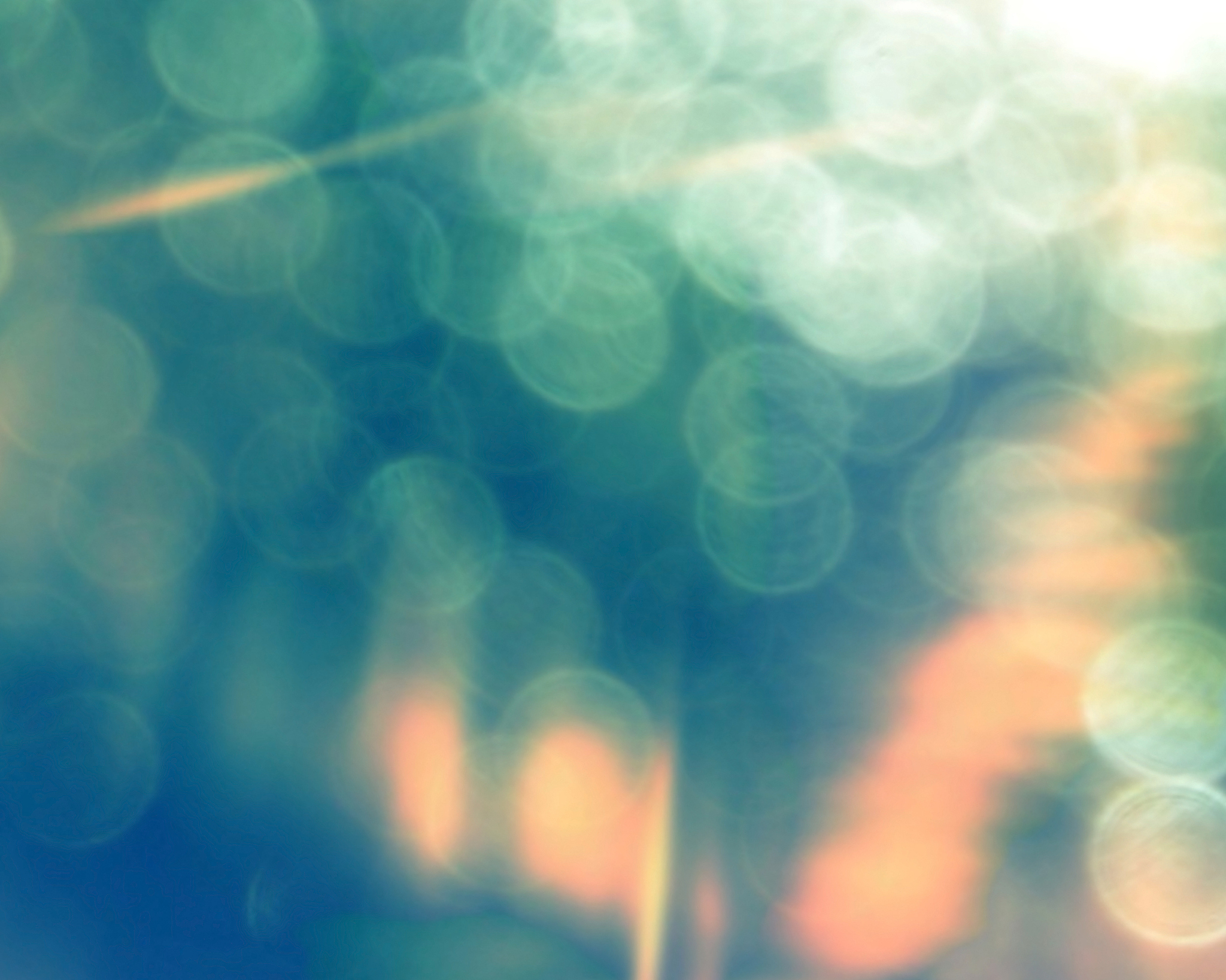 green bright bokhe background