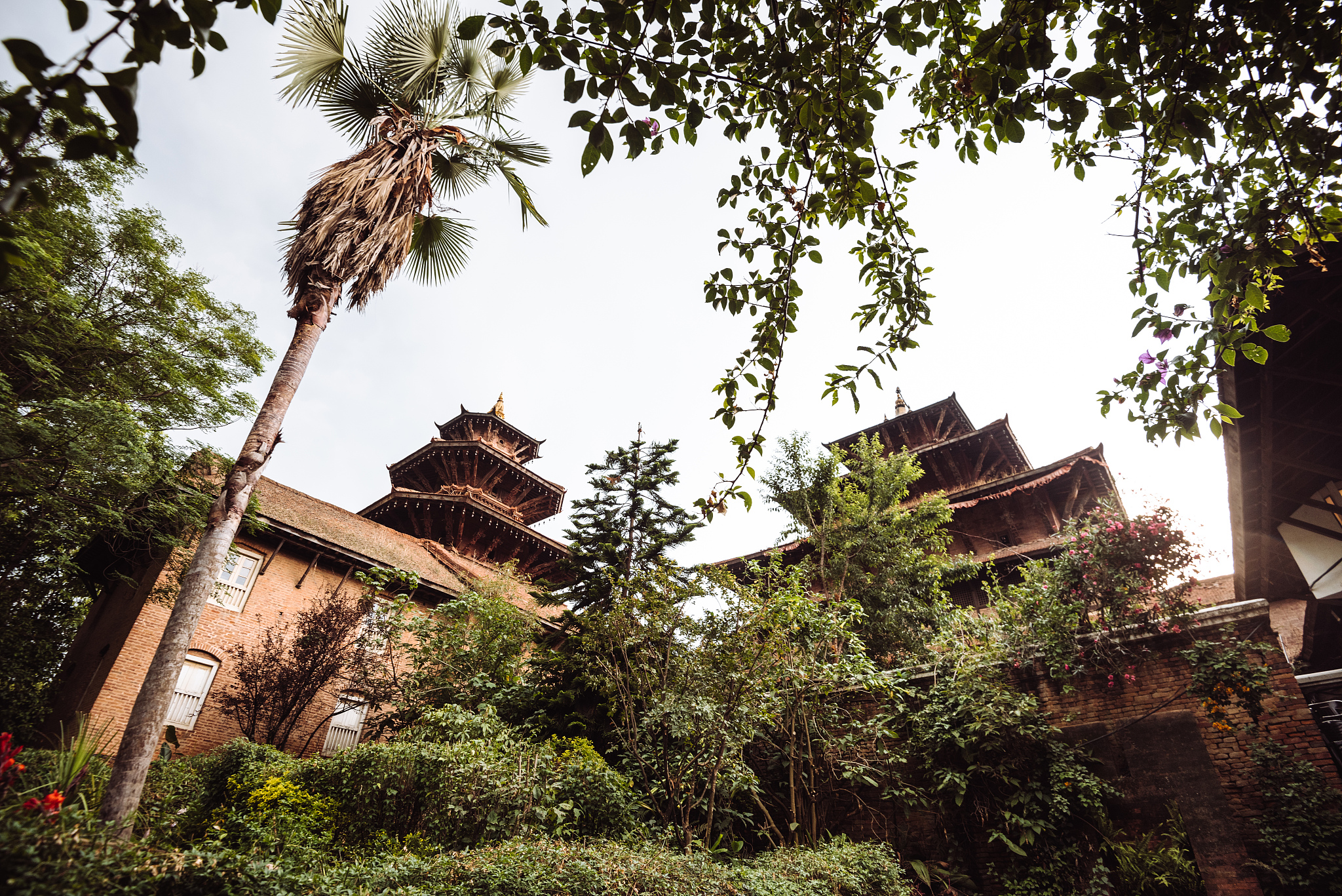 park in patan, kathmandu, nepal