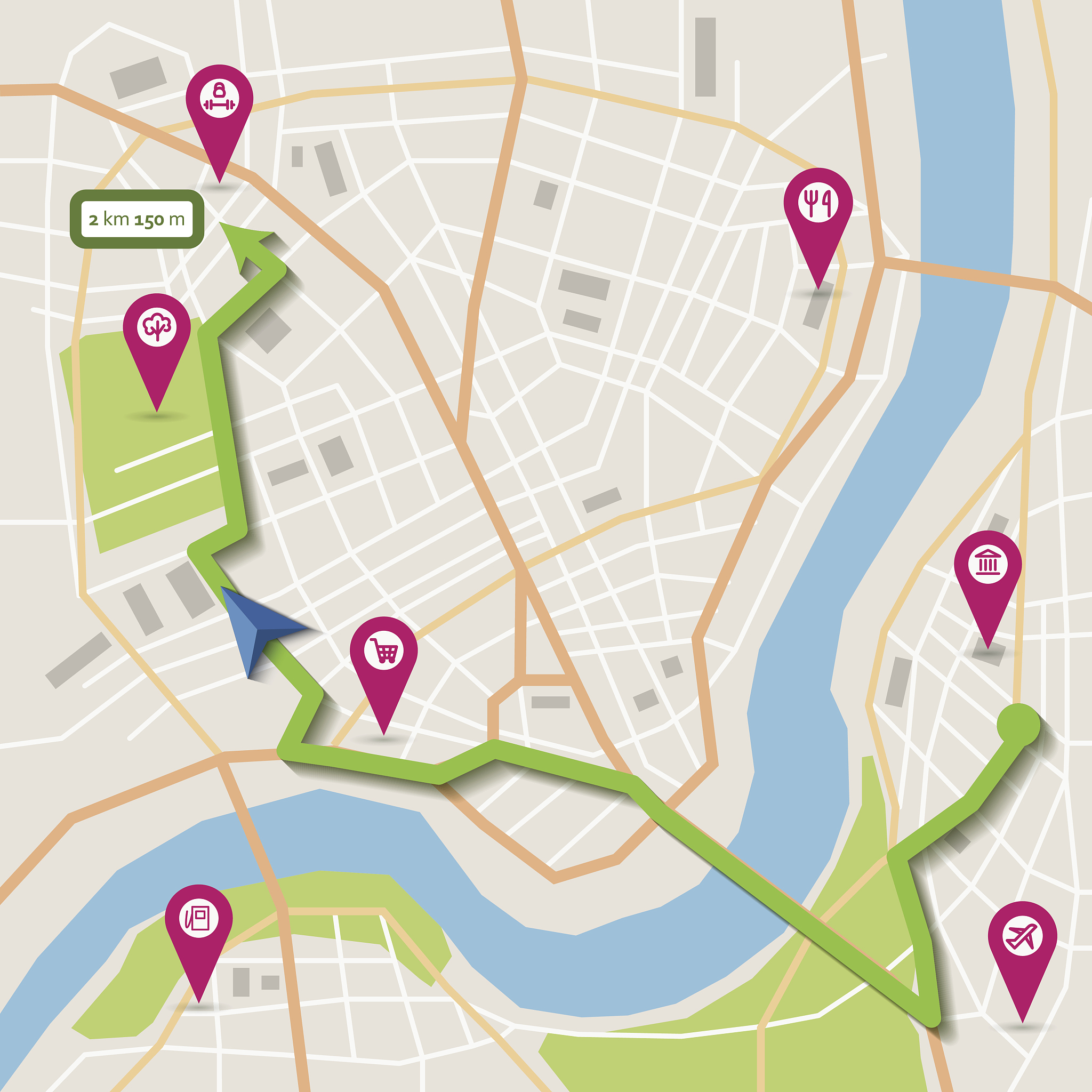 LEONARDO 地图导航：全球领先的路线规划和导航服务