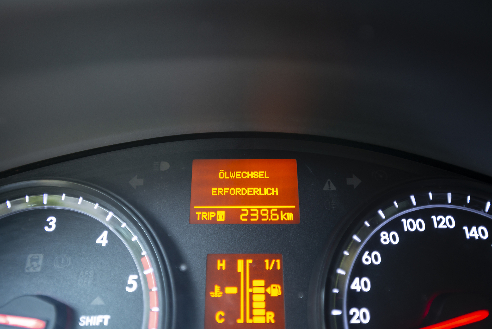 interior of a car