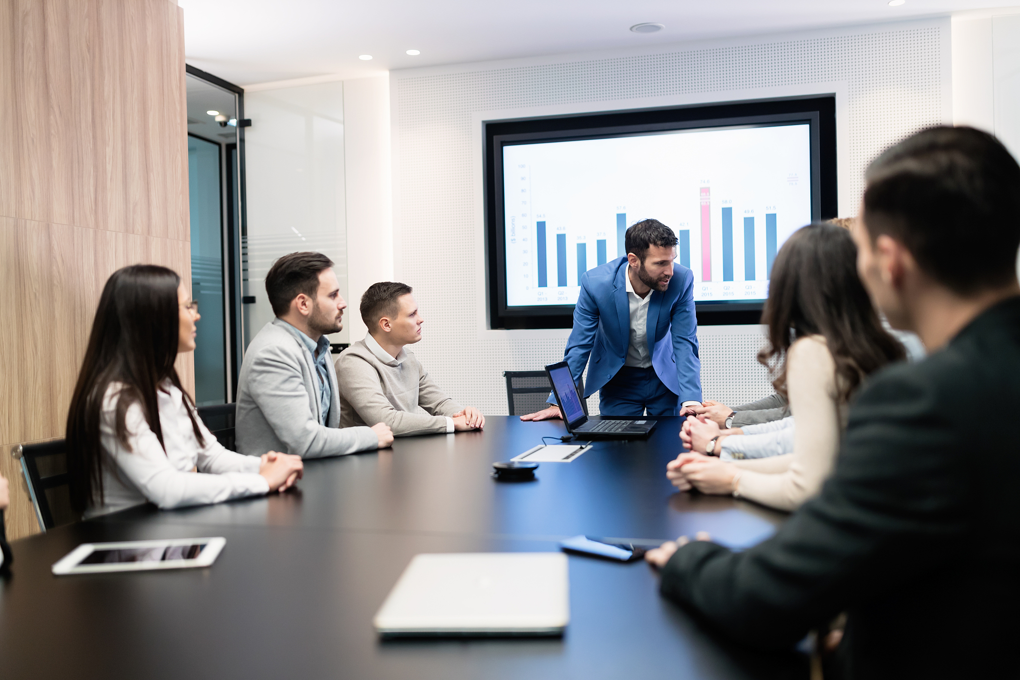 picture of business meeting in conference room