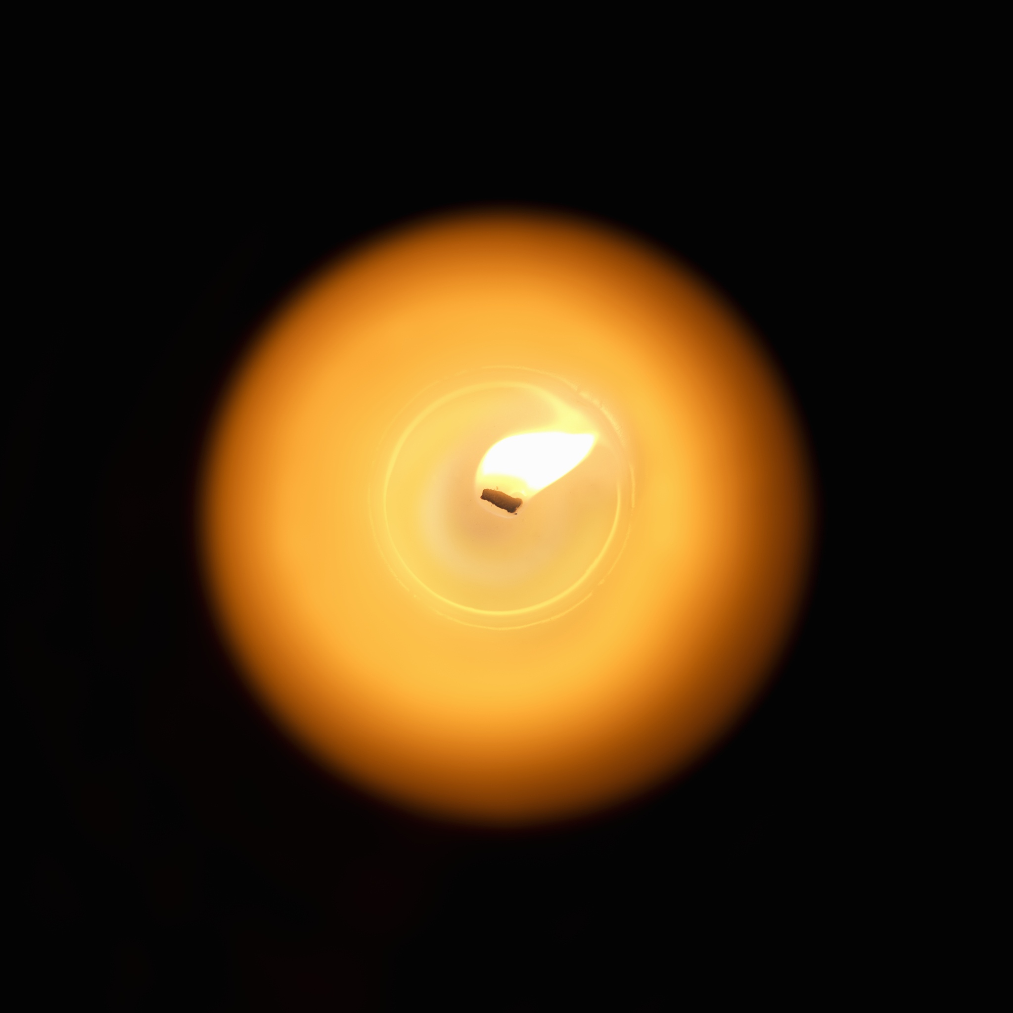 a burning candle