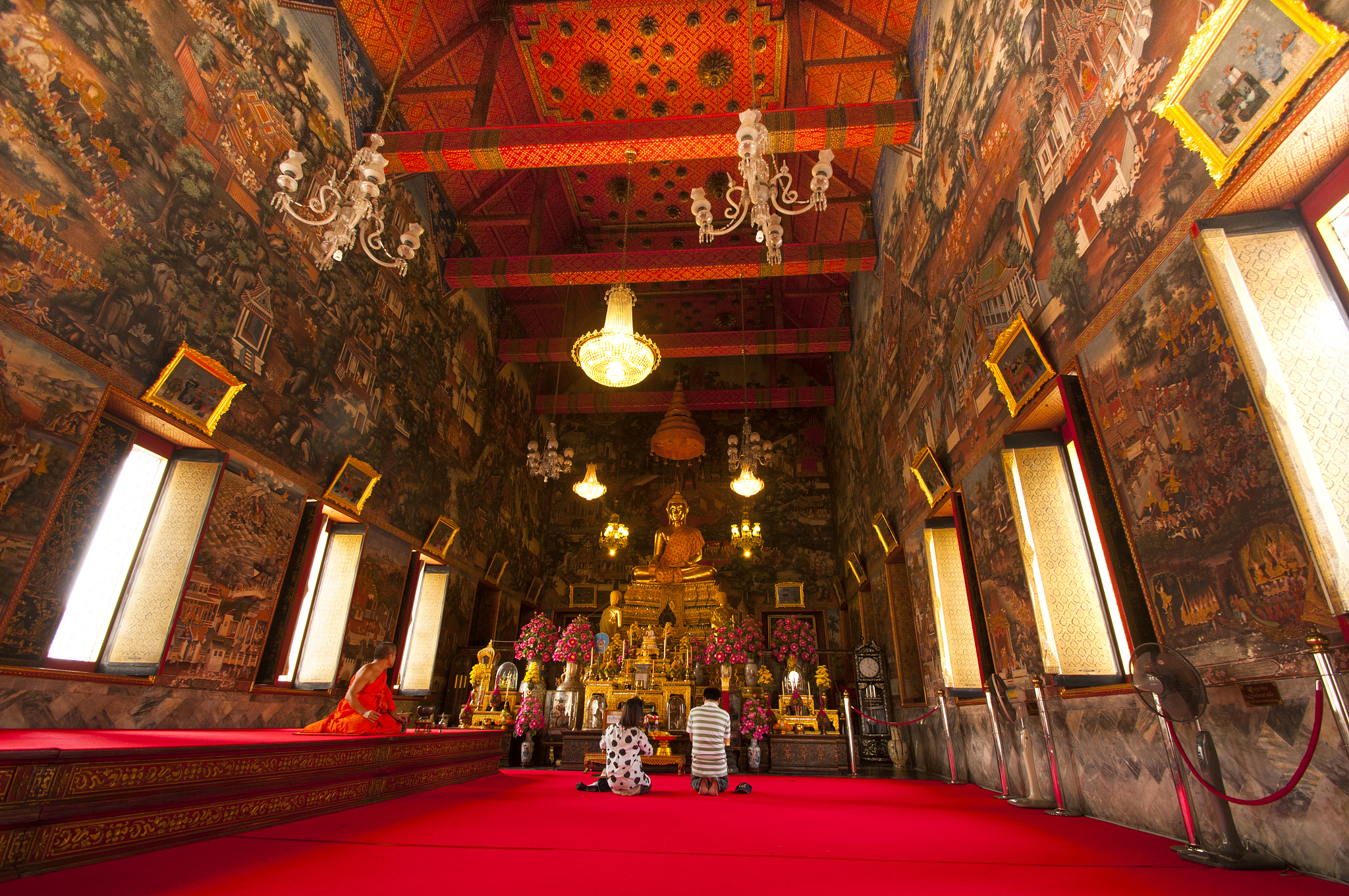 buddhist temple bangkok, thailand