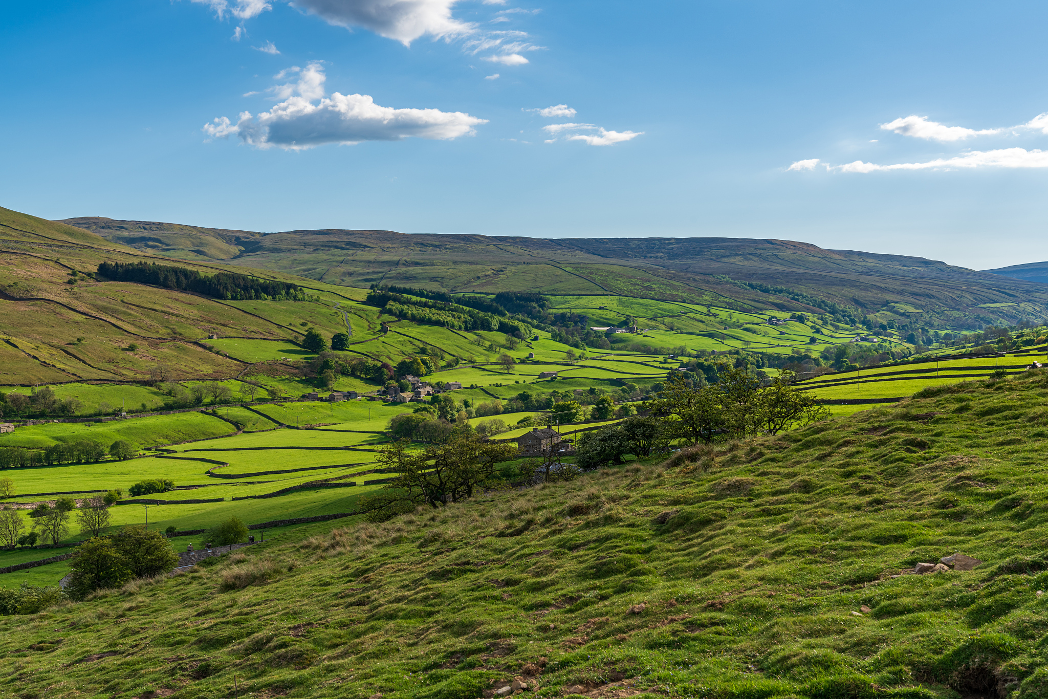near gunnerside, north yorkshire, england