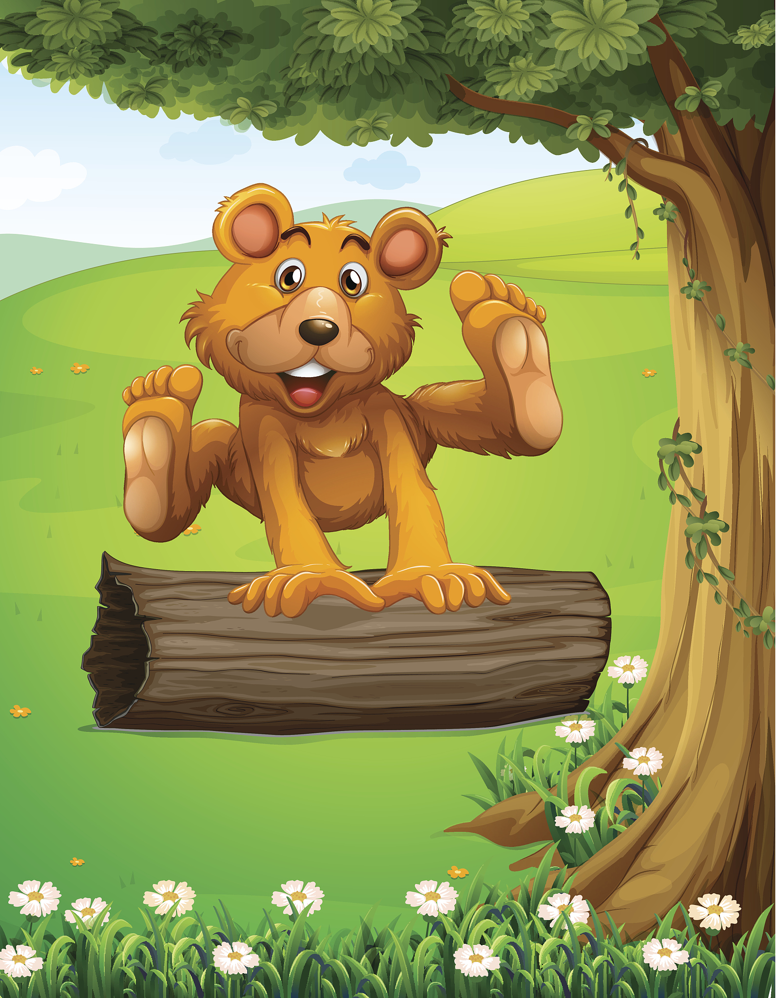 小熊小光探险记：迷路后的勇敢旅程