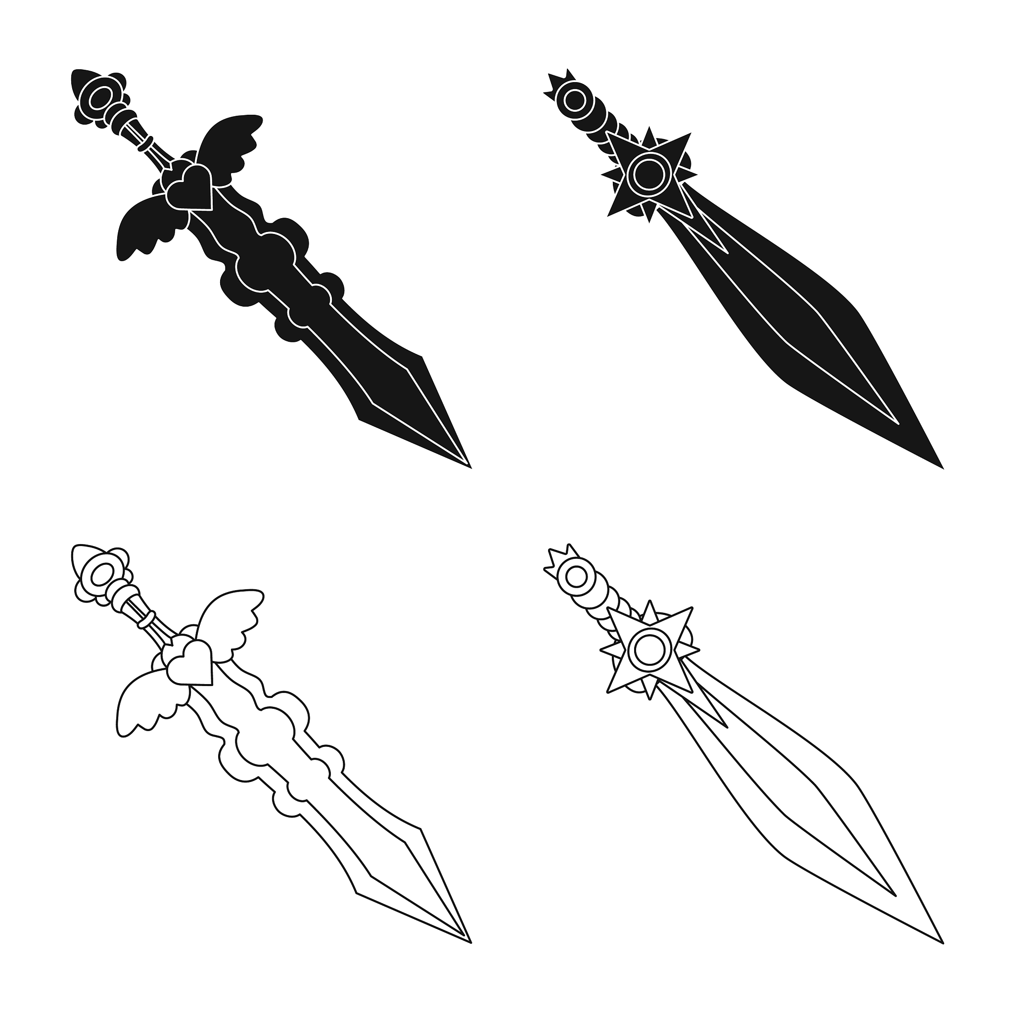 isolated object game and armor symbol