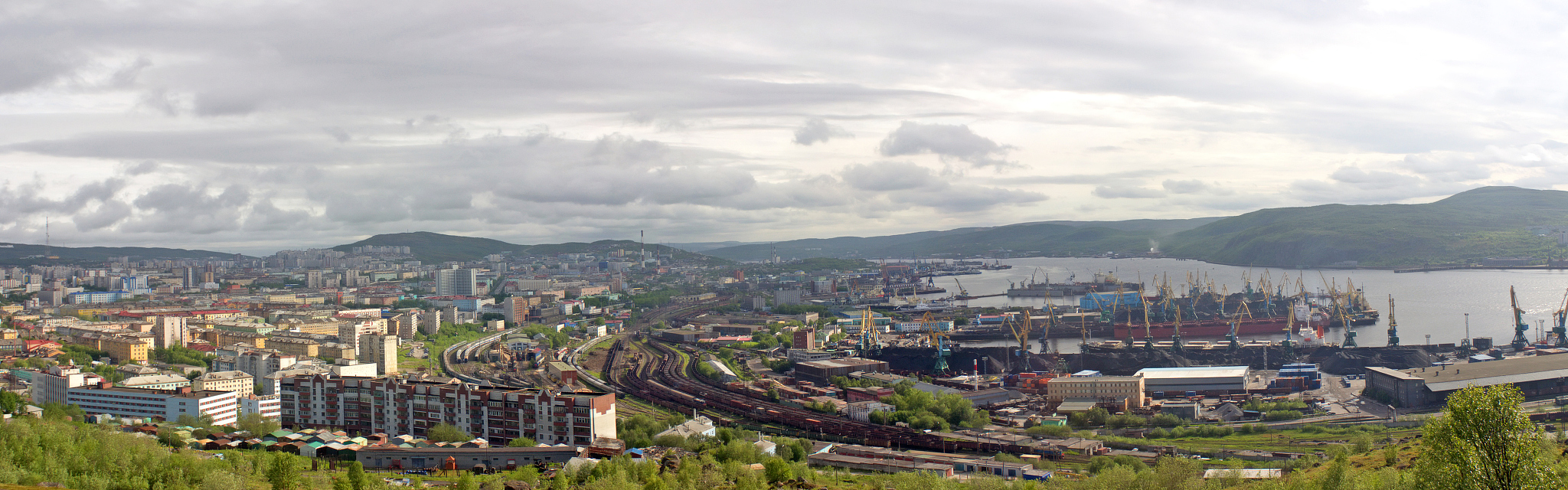 panoramic view of murmansk