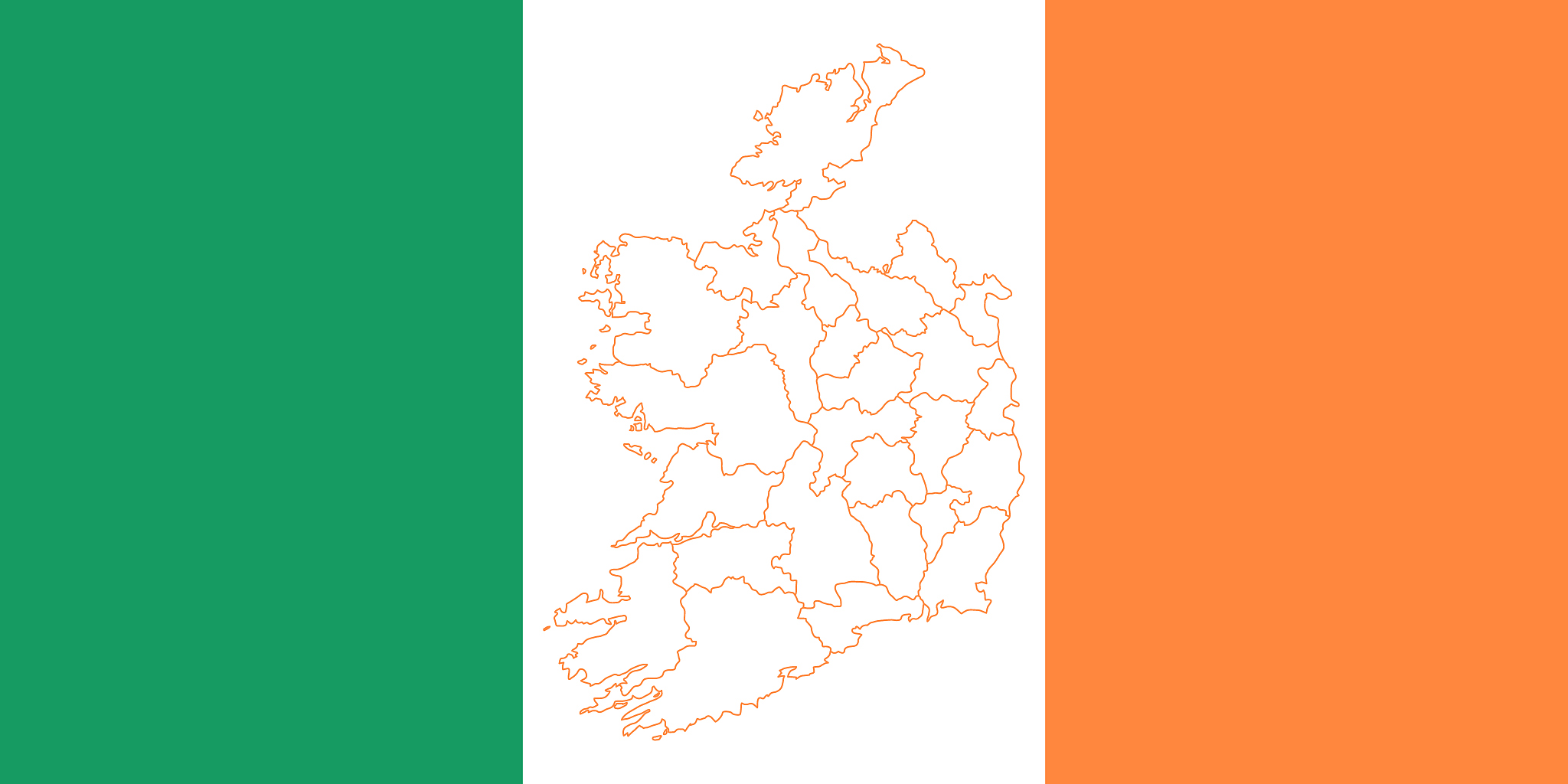 map of ireland