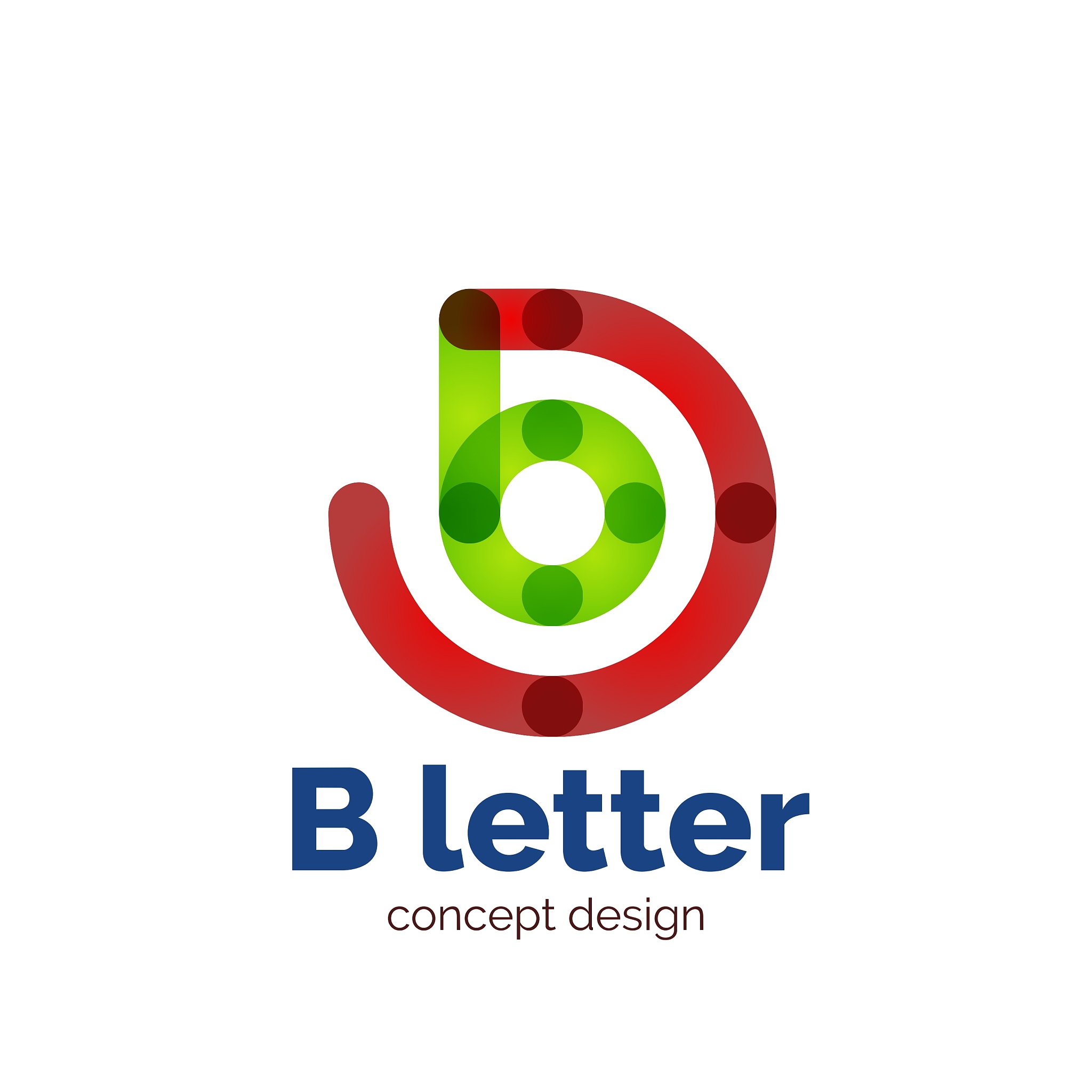 modern minimalistic letter concept logo