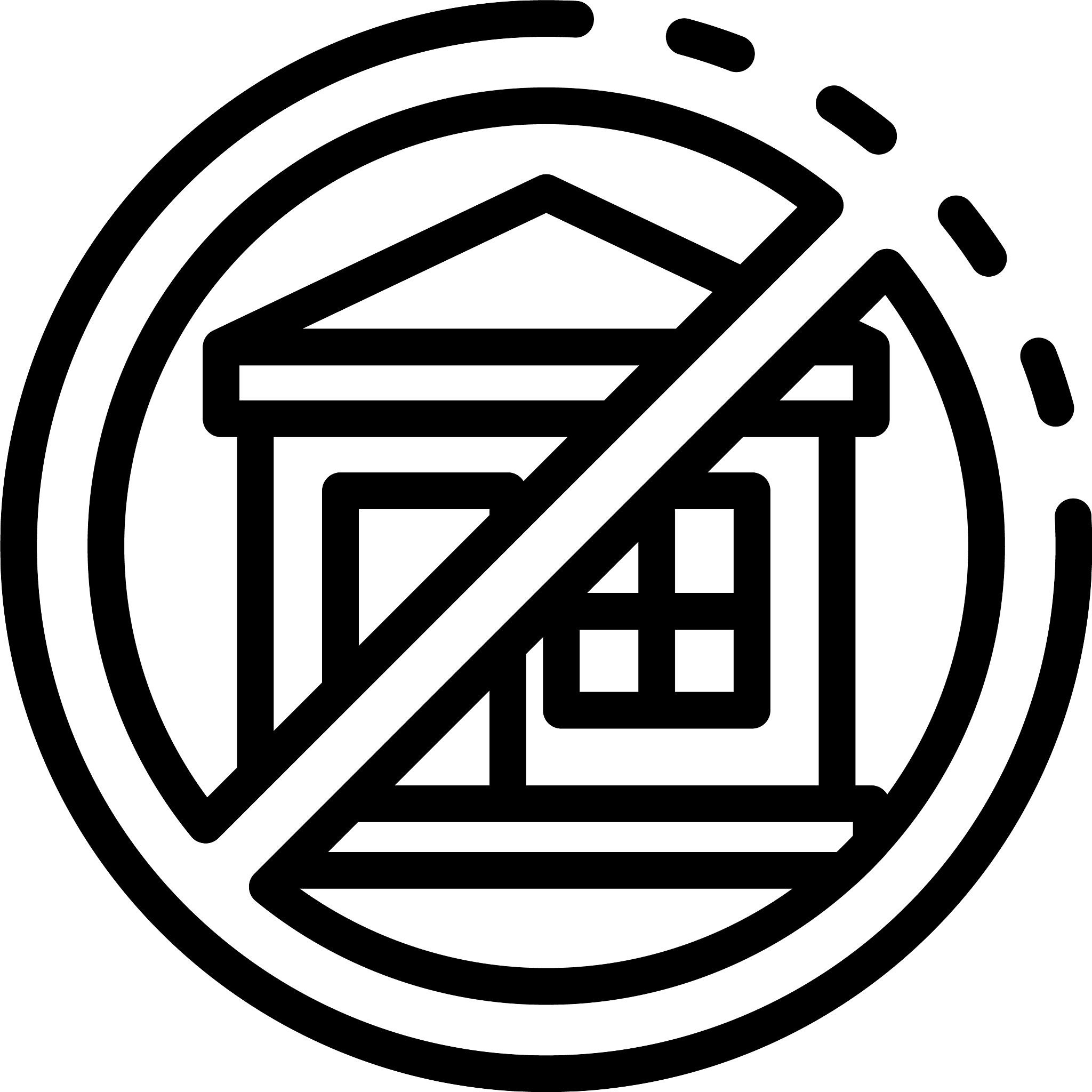 no home icon outline style