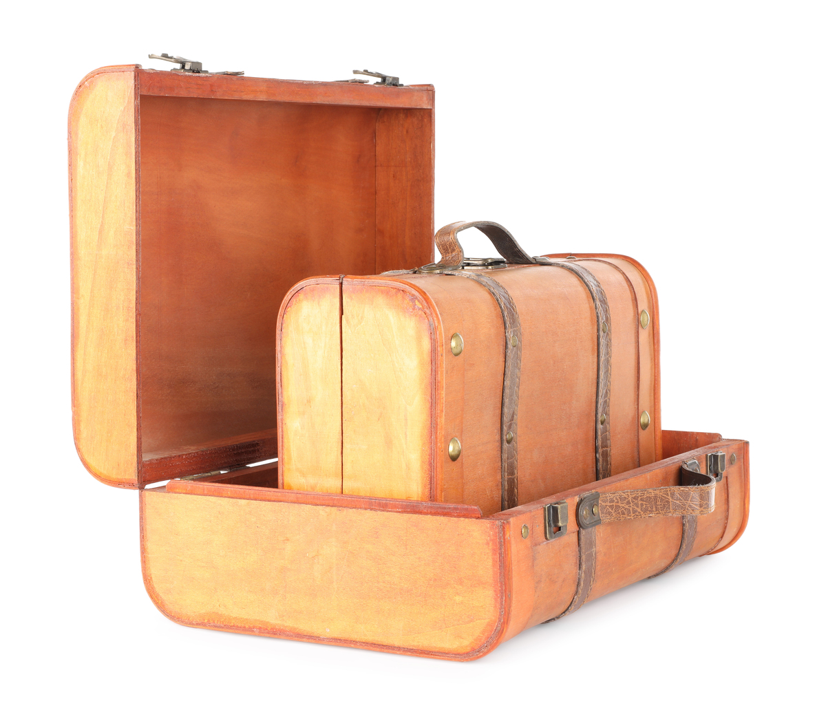 Vintage Leather Watch Box for Travel - 4 Slots | [Your Brand Name]