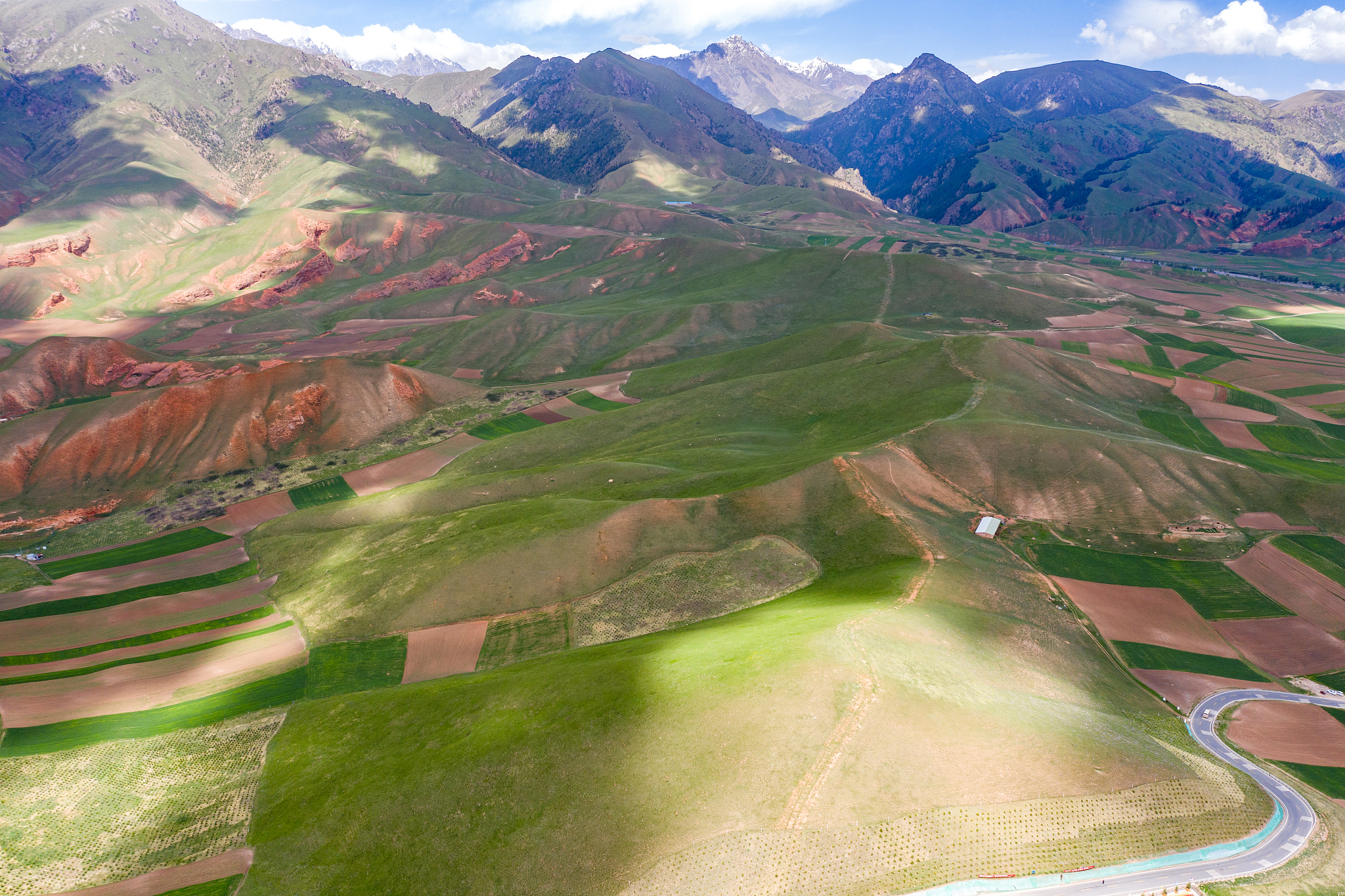 qinghai qilian zall mountain