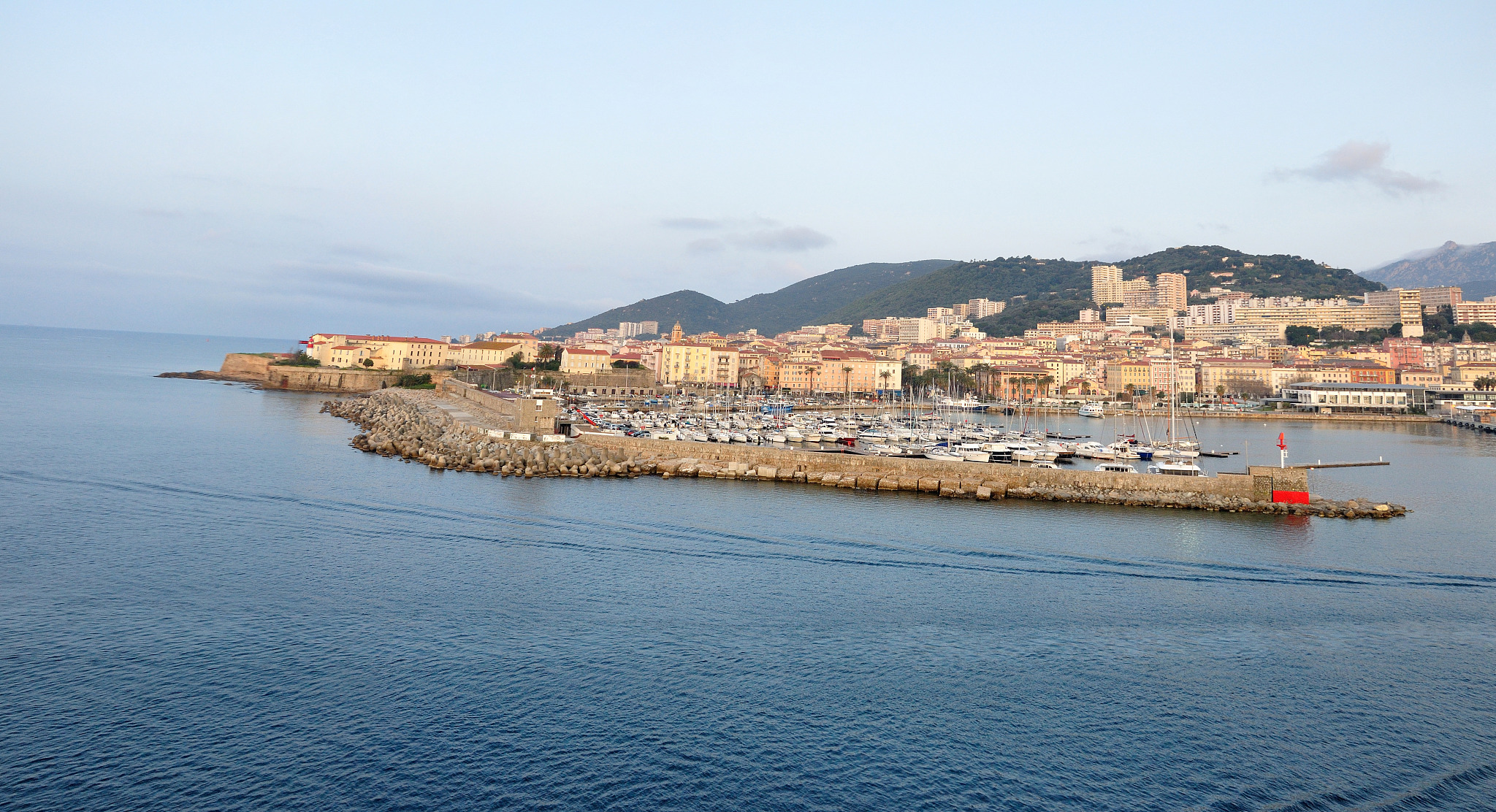 beautiful landscape of southern corsica, ajaccio