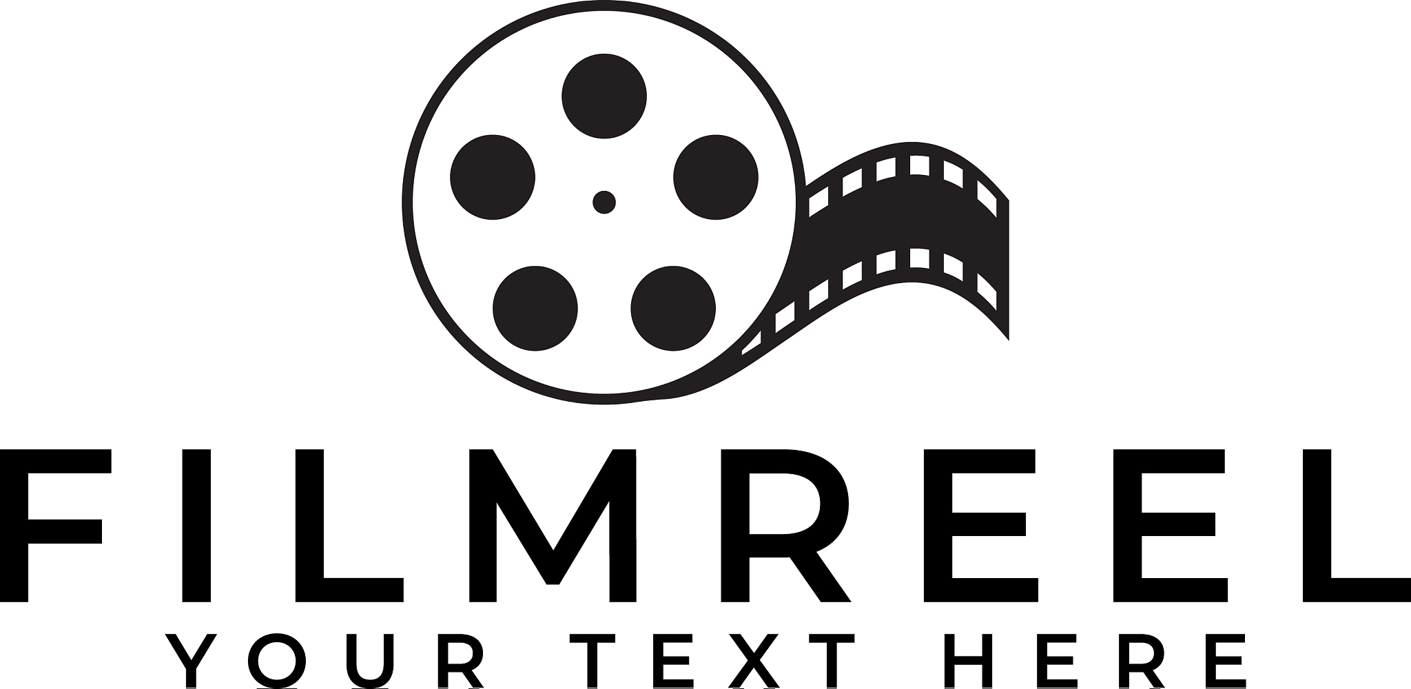 film logo design template isolated