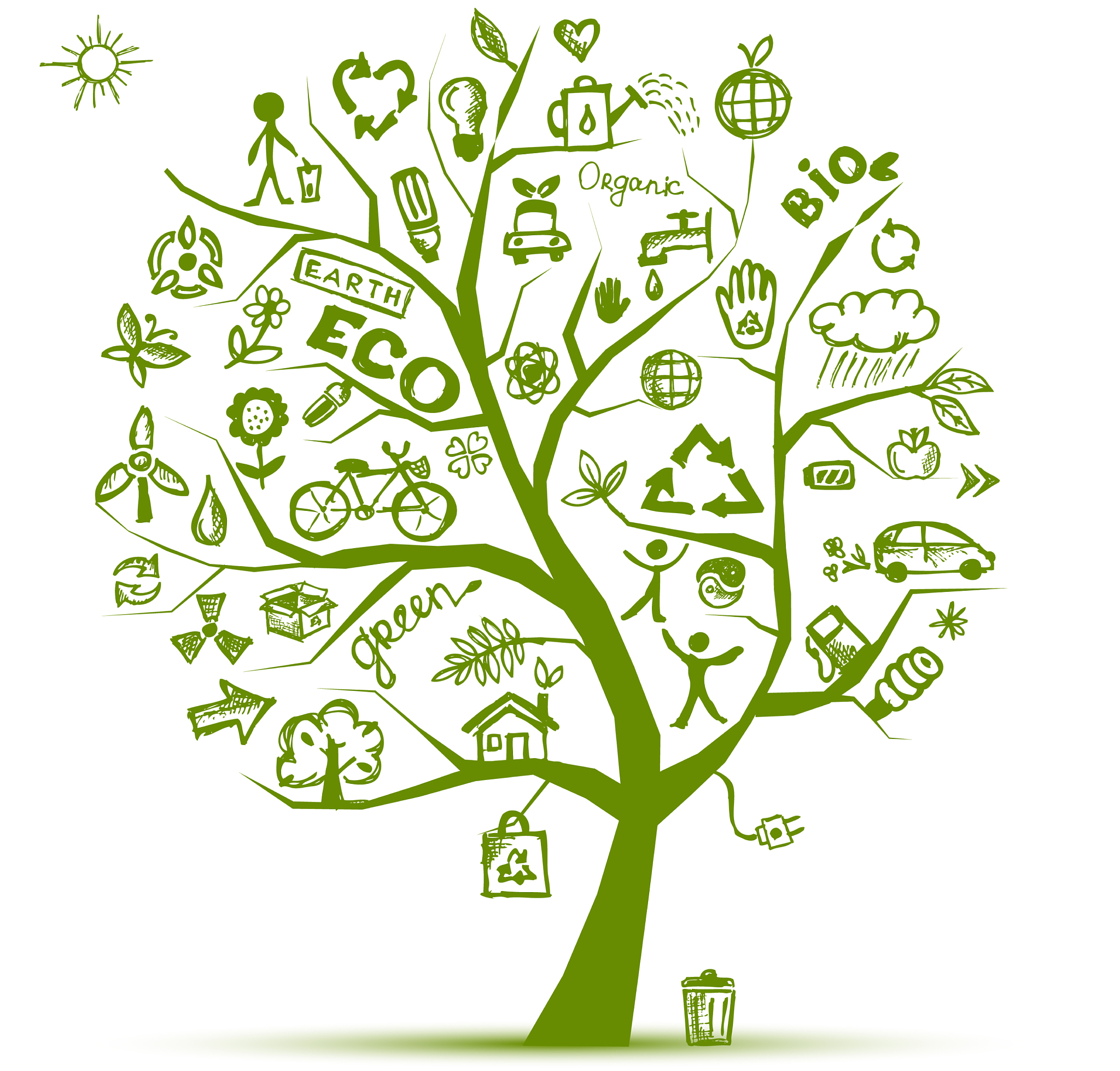 eco green ecology tree