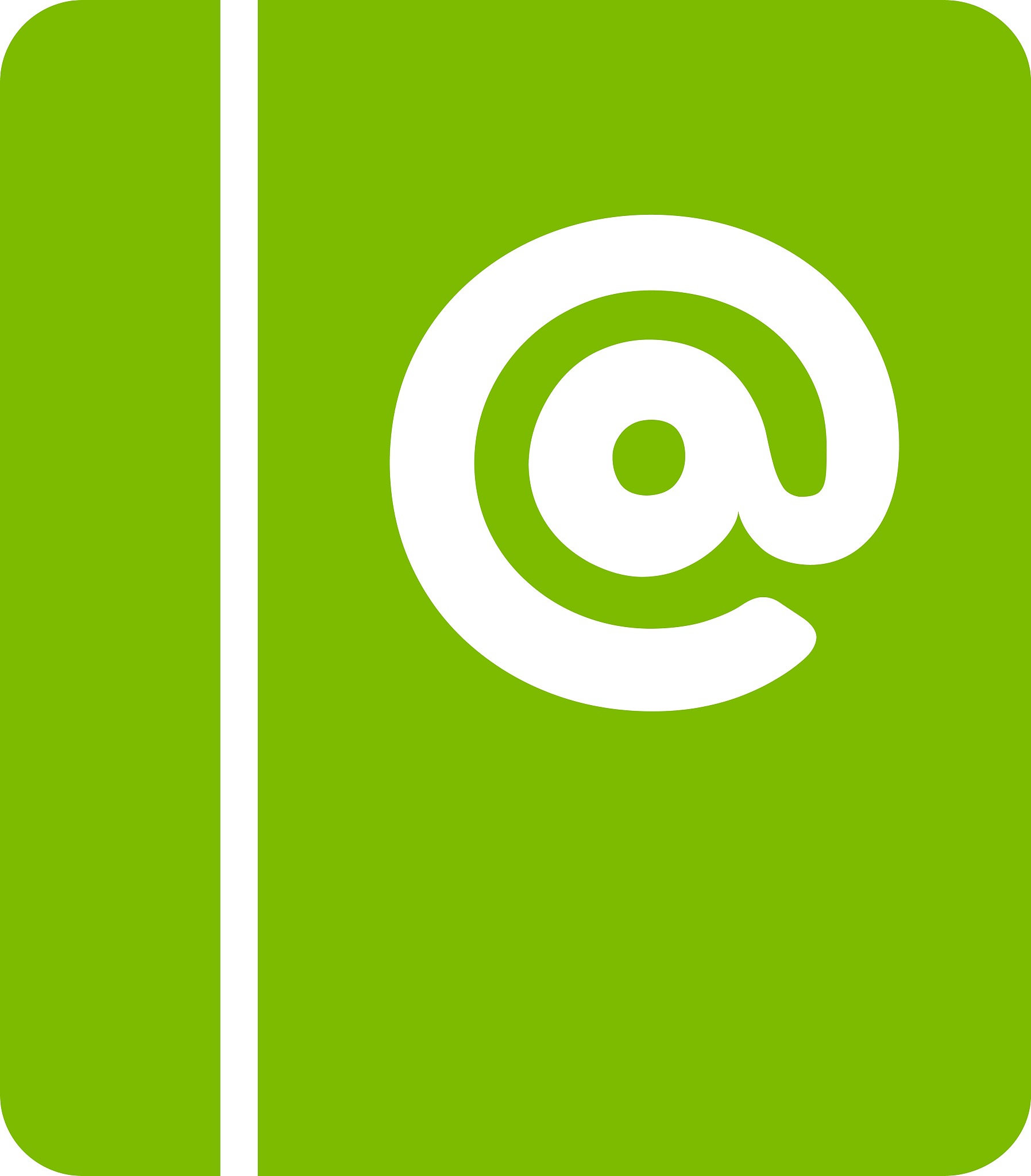 emails icon from business bicolor set