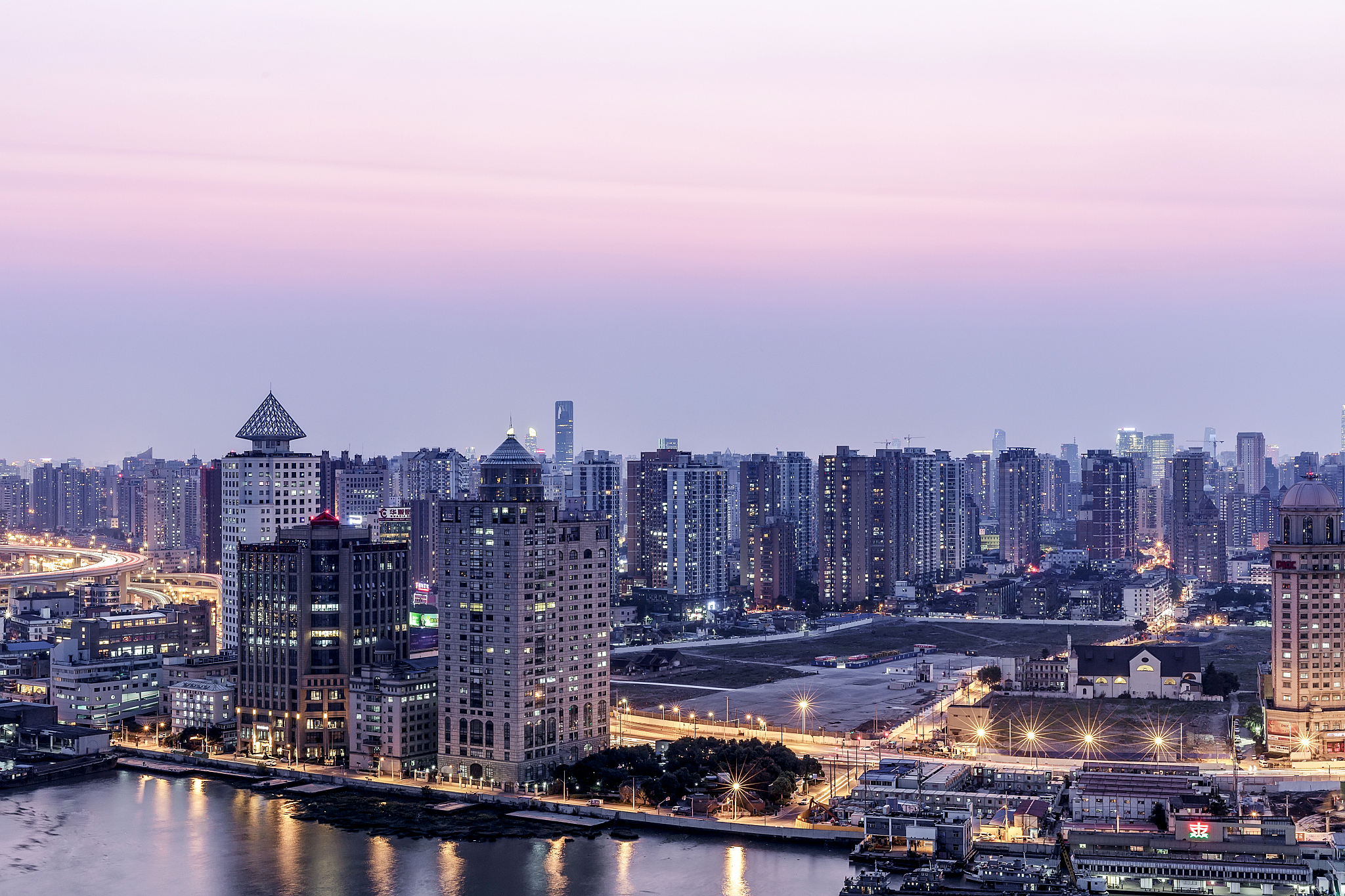 shanghai city scenery