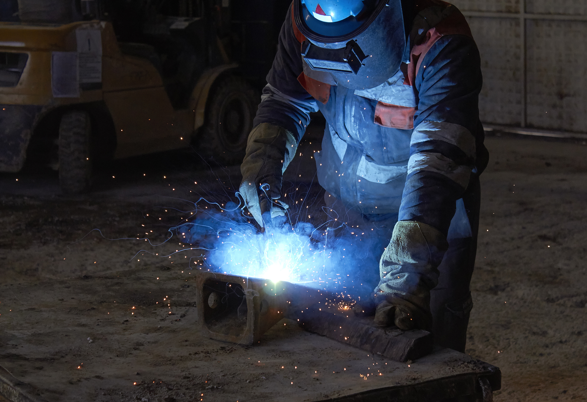 welds at the factory
