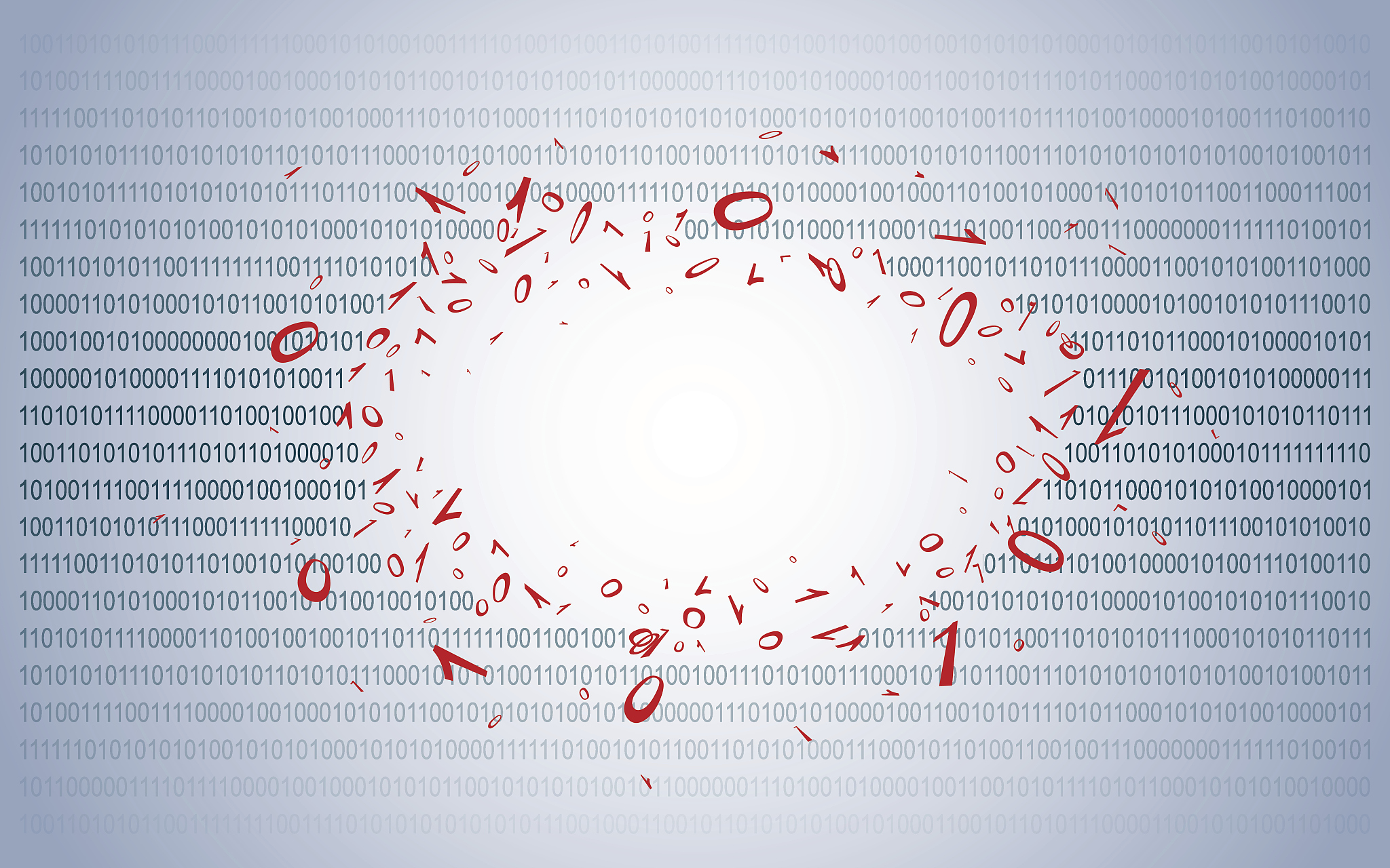 binary code on light blue v1-4