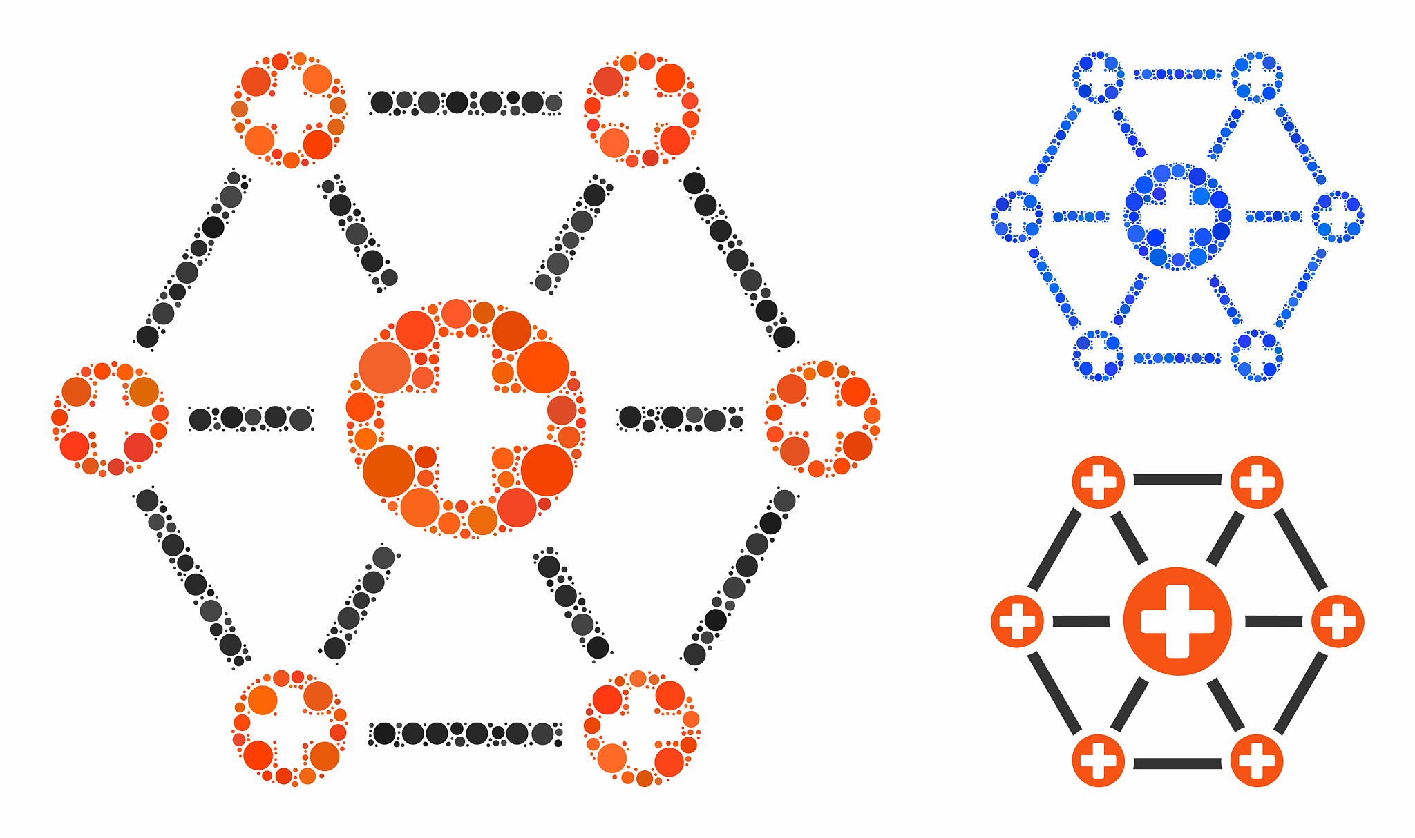 帮我换一种表达方式：根据医联体成员之间的联系紧密度进行分类可以分为紧密型、半紧密型和松散型