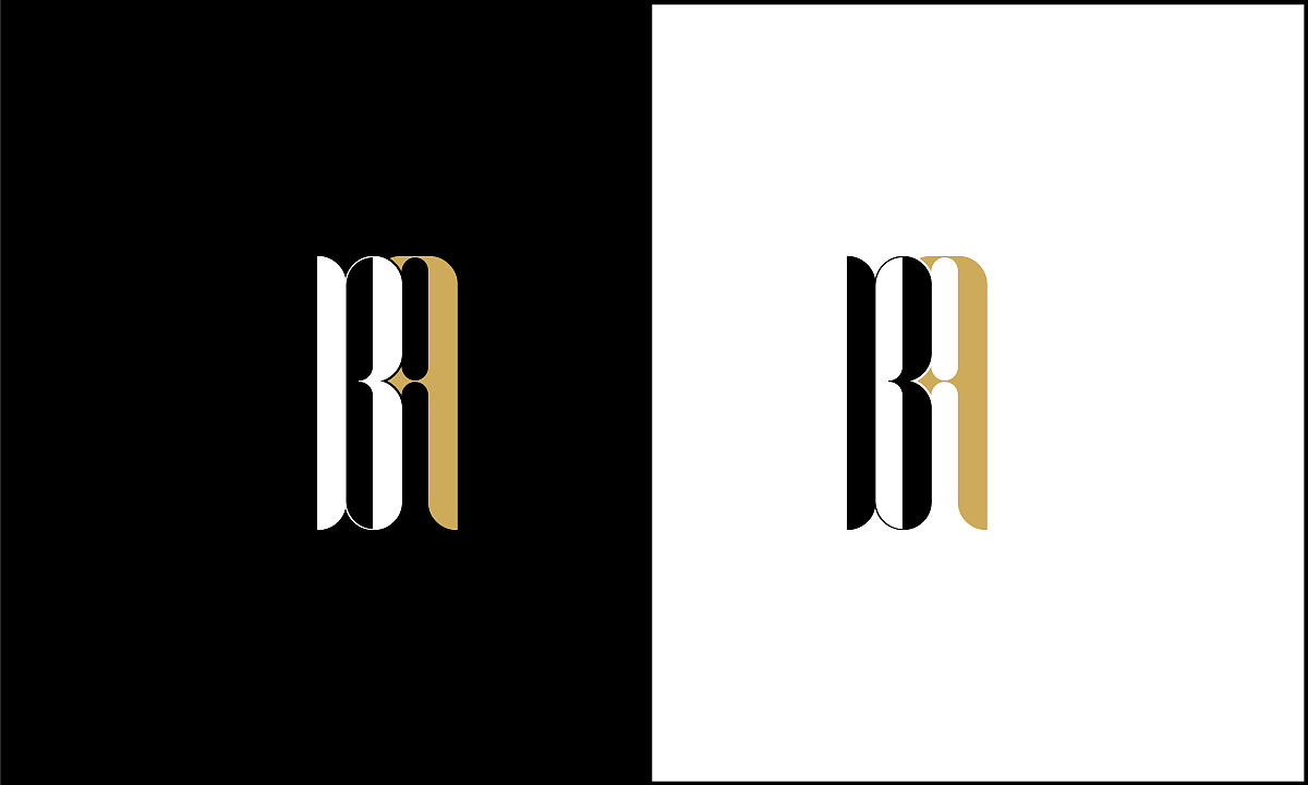 ab, ba抽象字母标志组合