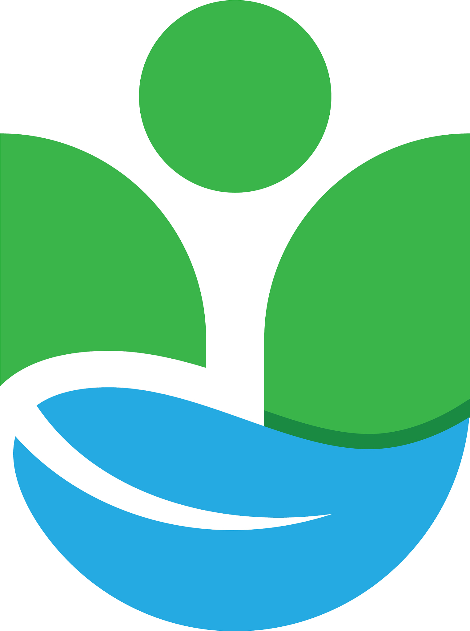 letter u leaf logo
