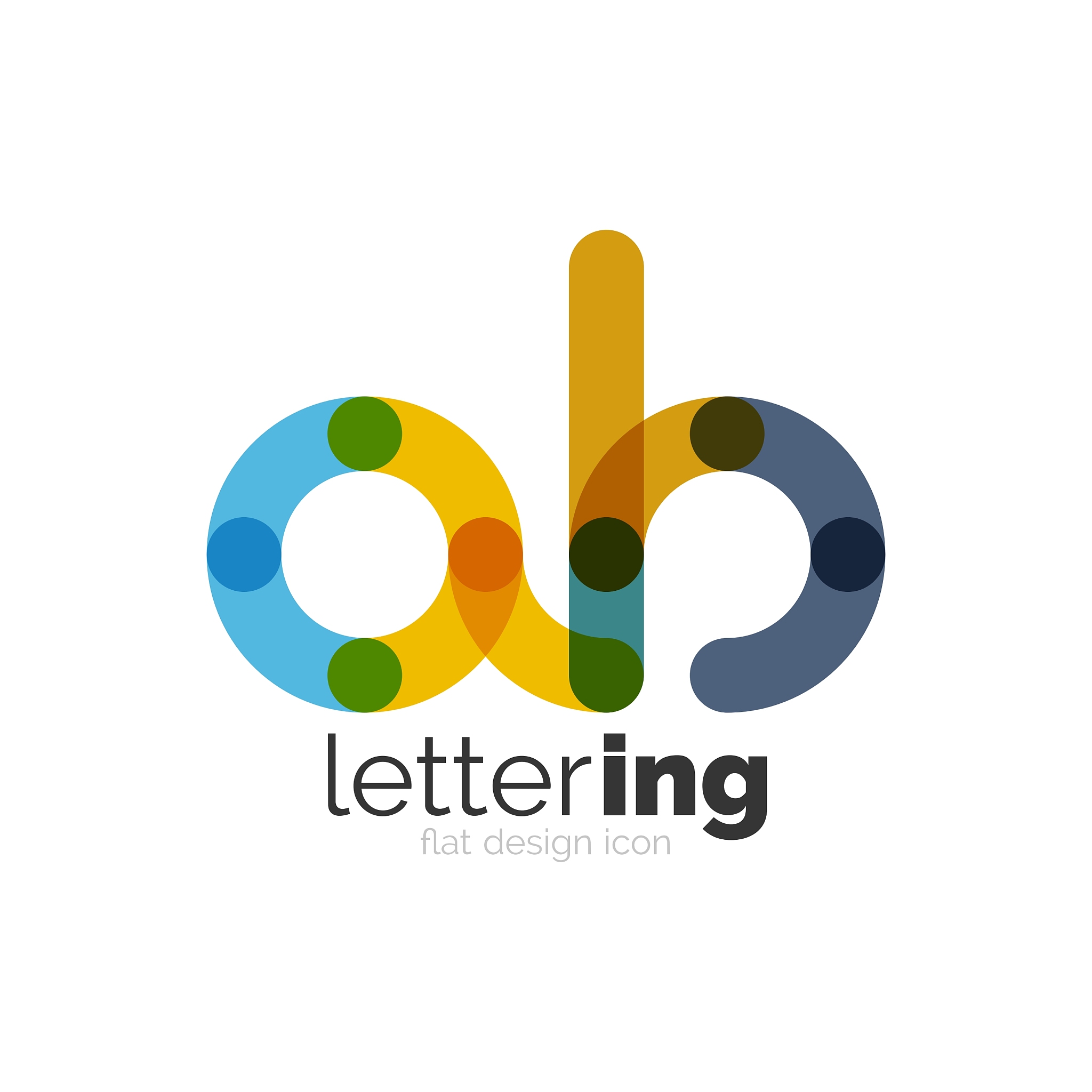 letter logo business icon