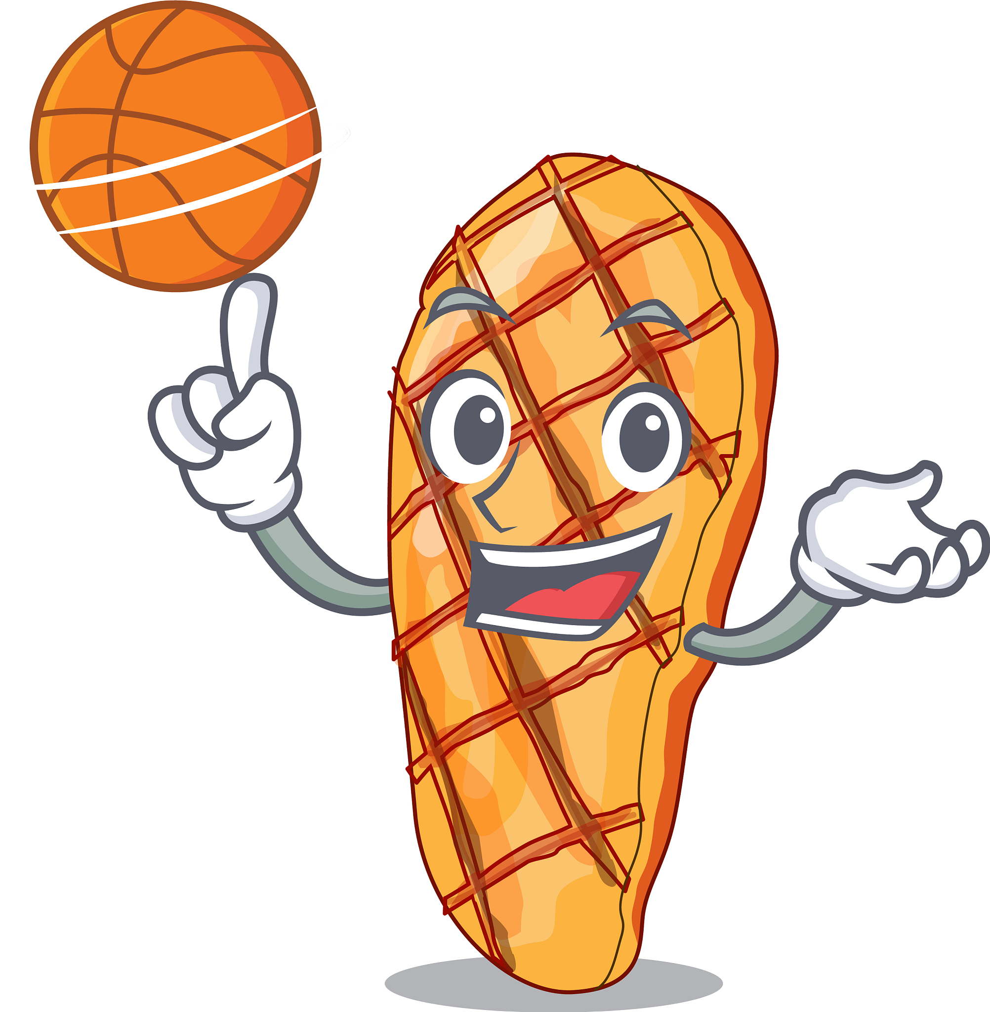 篮球、背带裤、鸡