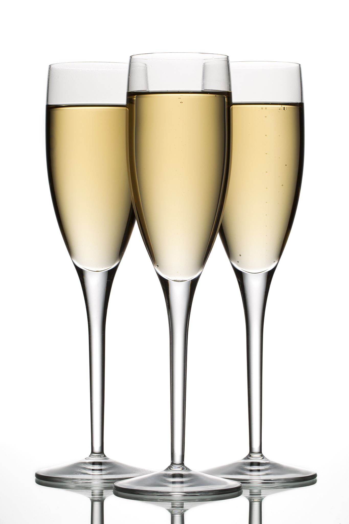 three glasses of wine