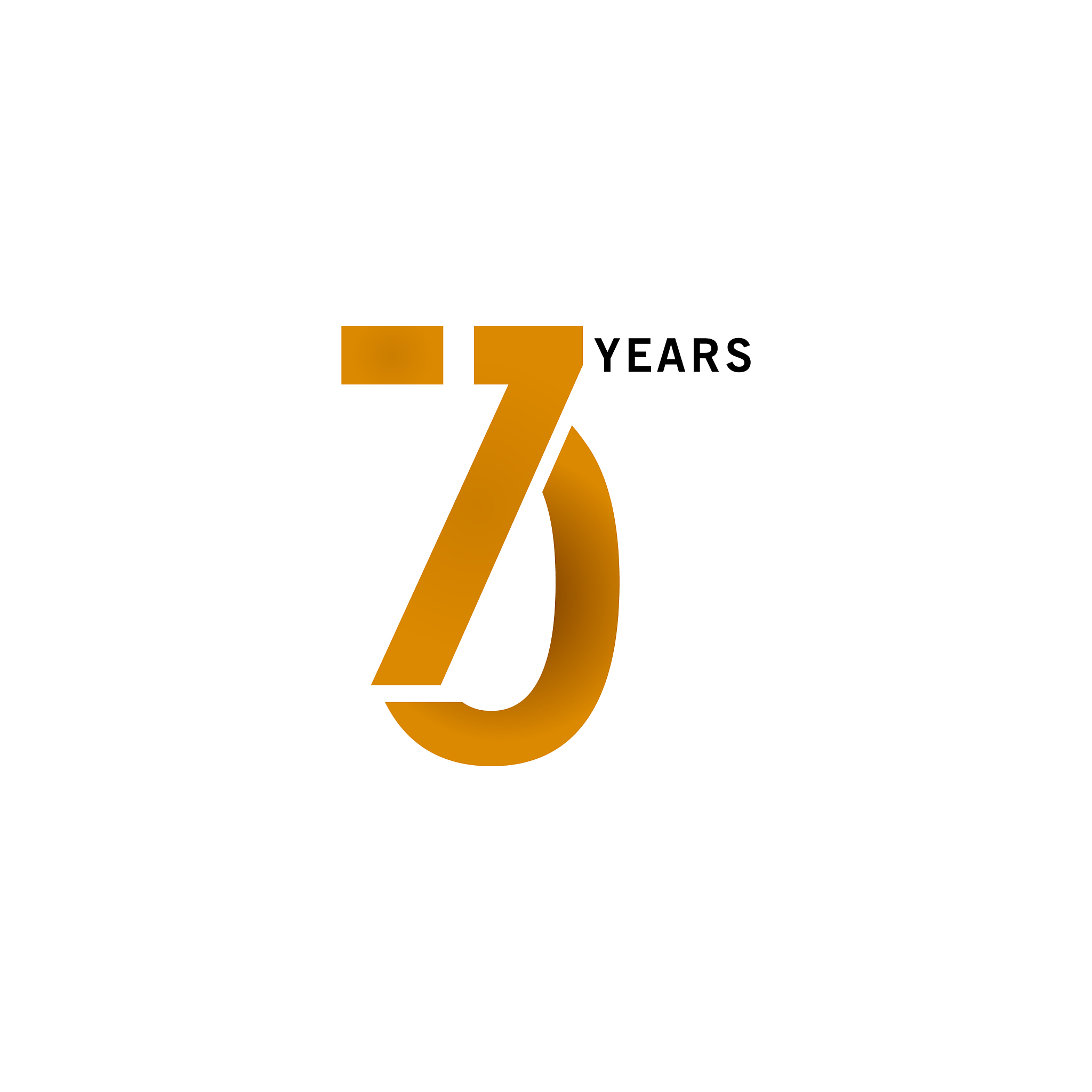 70 years anniversary template design