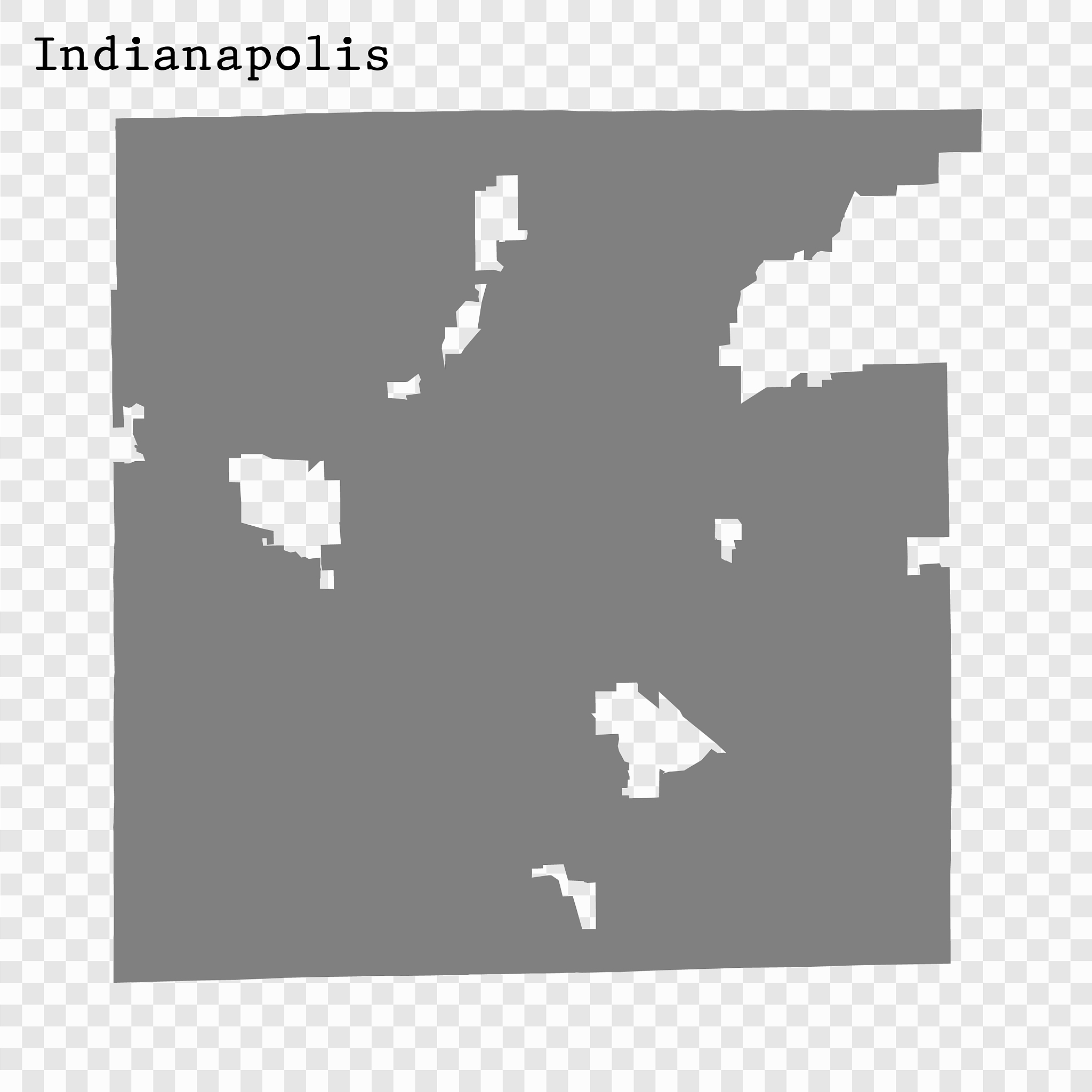 high quality map city