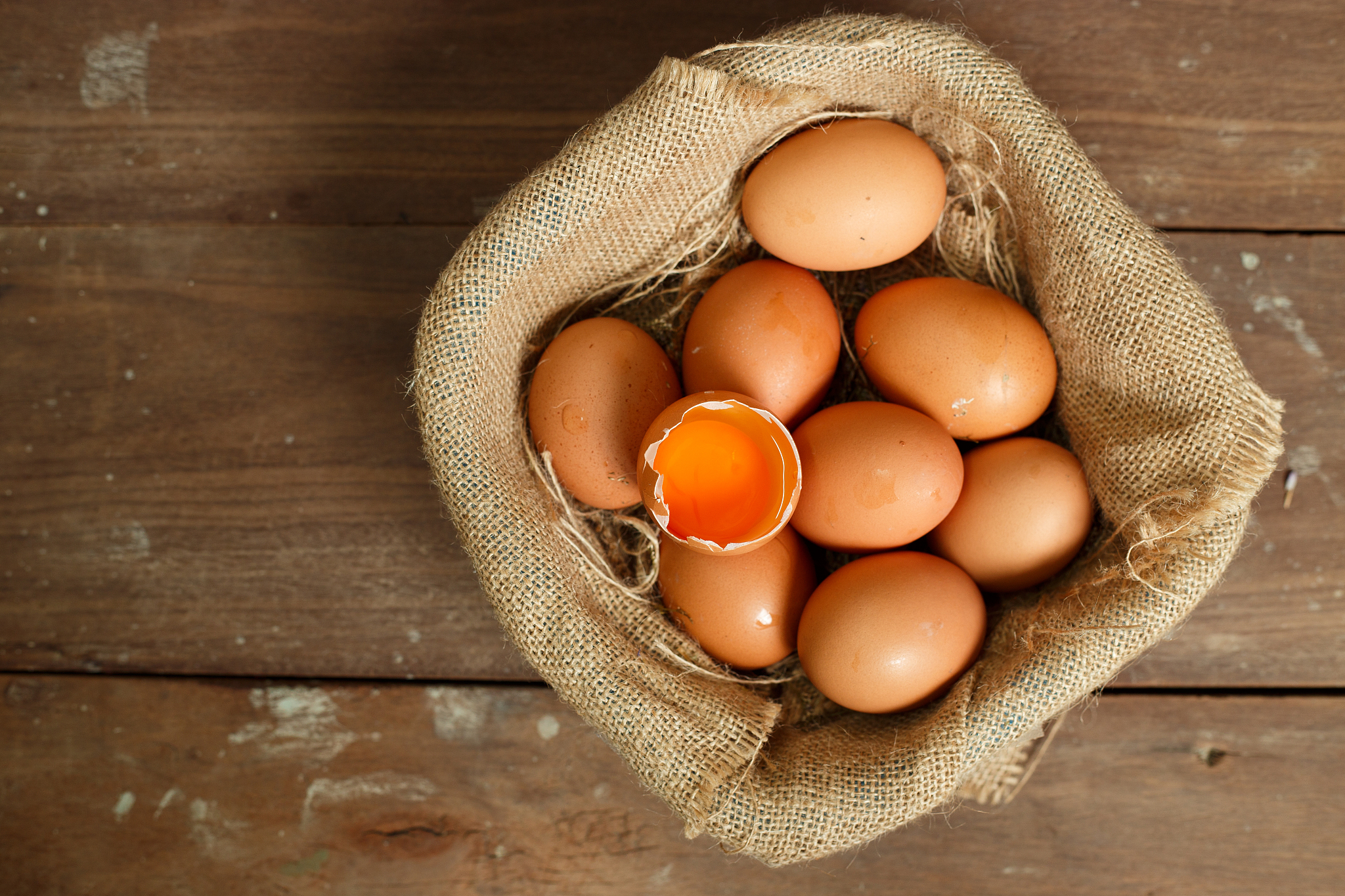 fresh eggs.